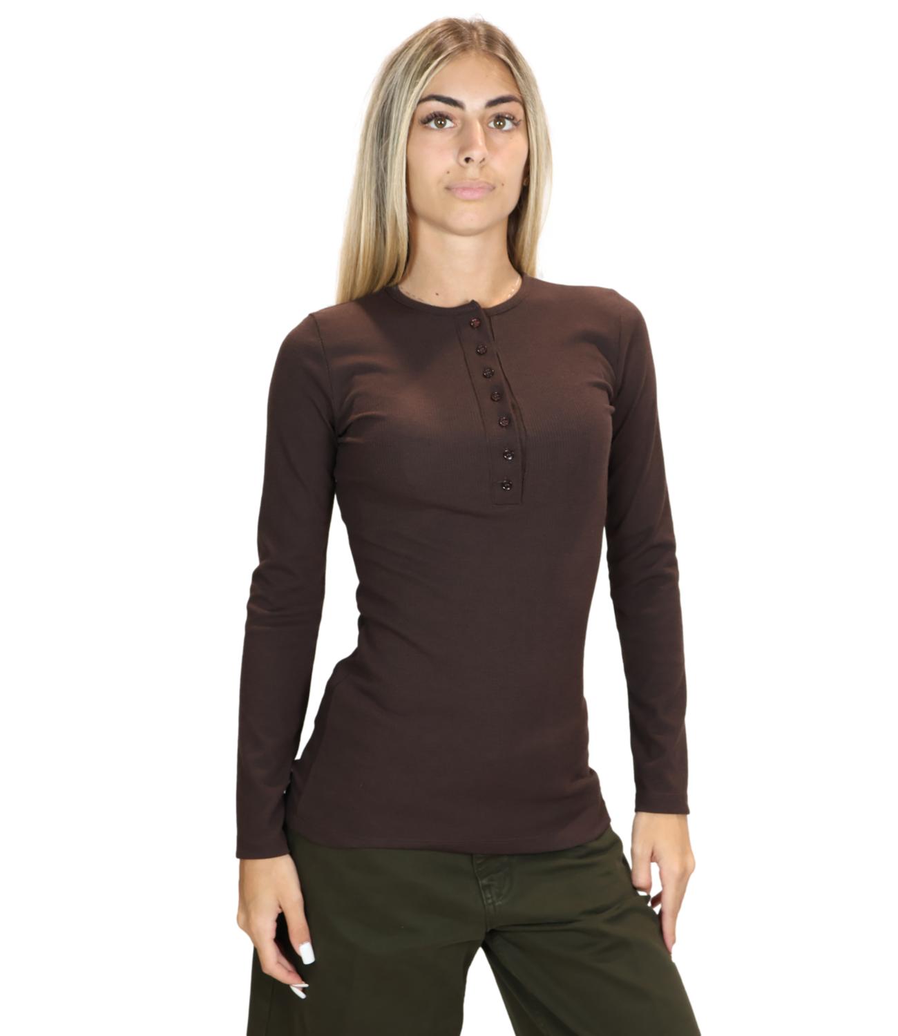 Vicolo T-Shirt da Donna - Fondente - Uac0044