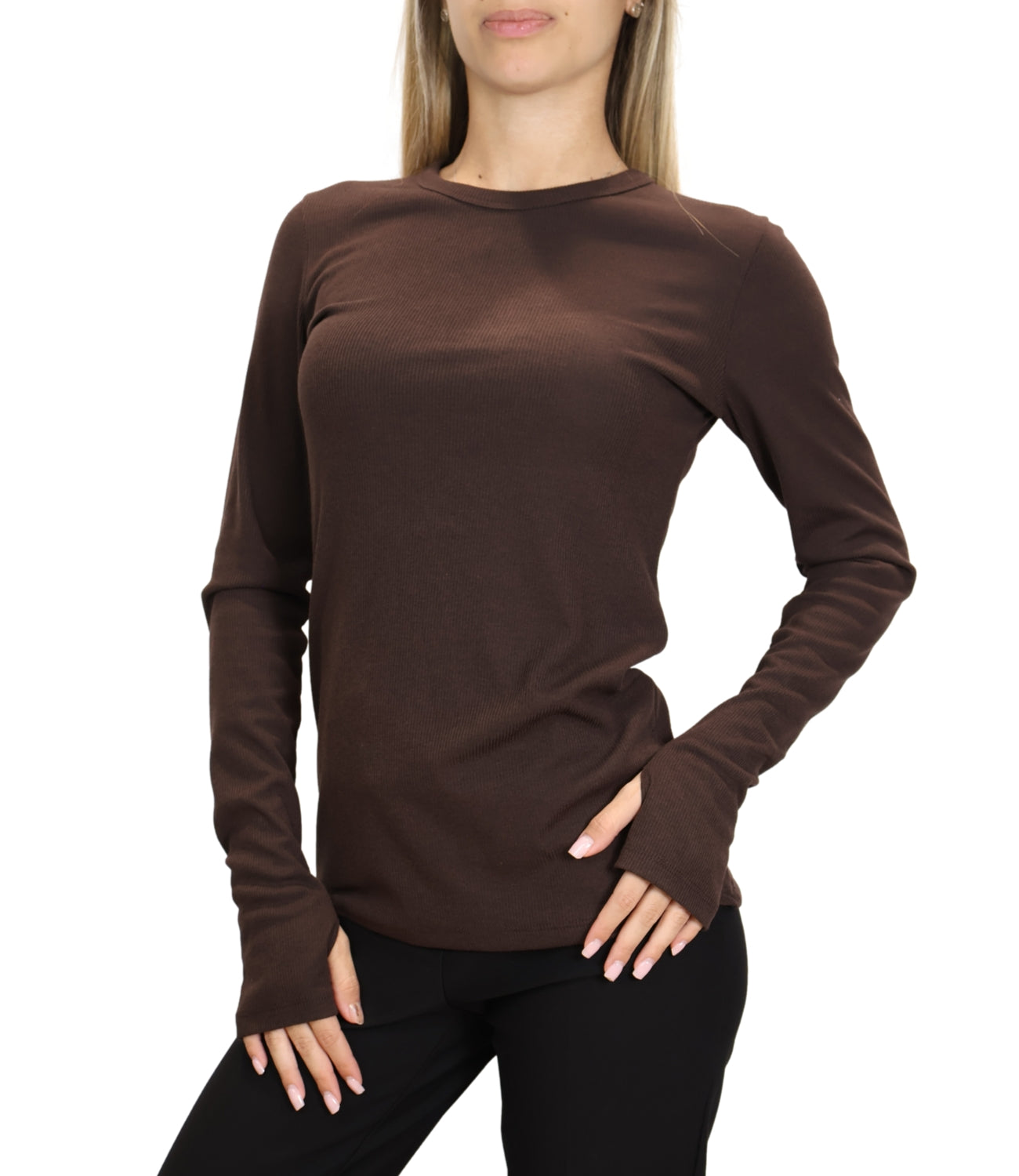 Vicolo T-Shirt da Donna - Acu Fondente 69 U - Uac0064