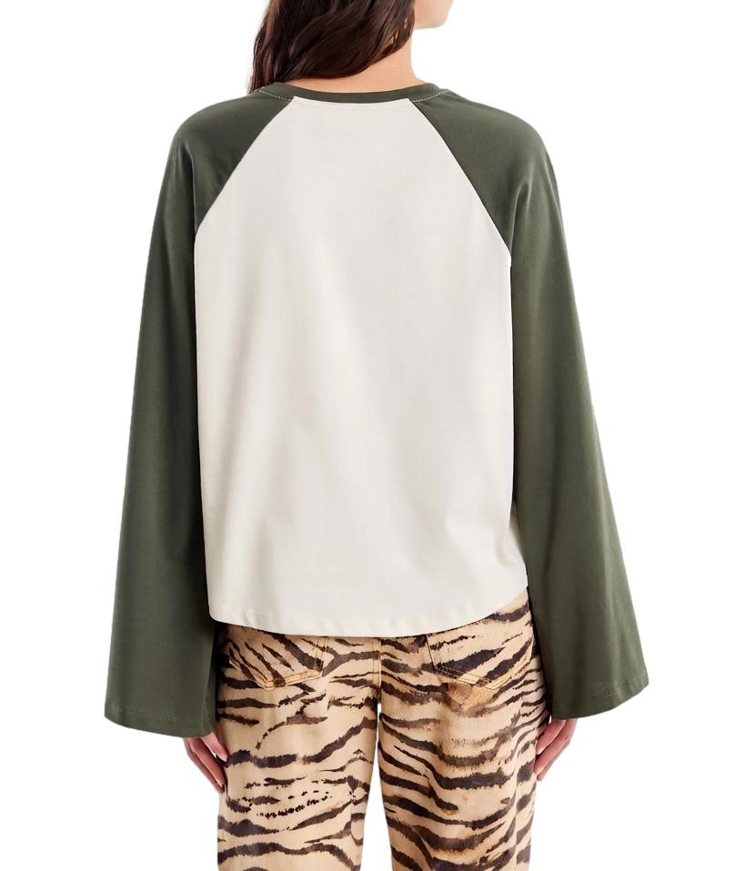 Vicolo T-Shirt da Donna - Acf Army/burro U - Uac0169