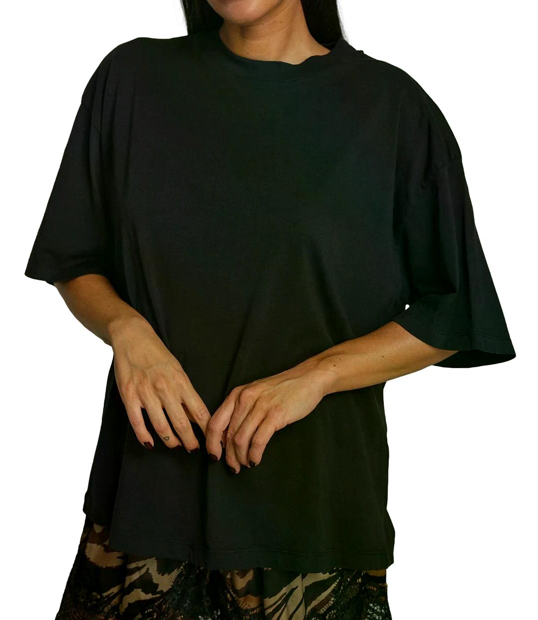 Vicolo T-Shirt da Donna - Nero - Uac0170