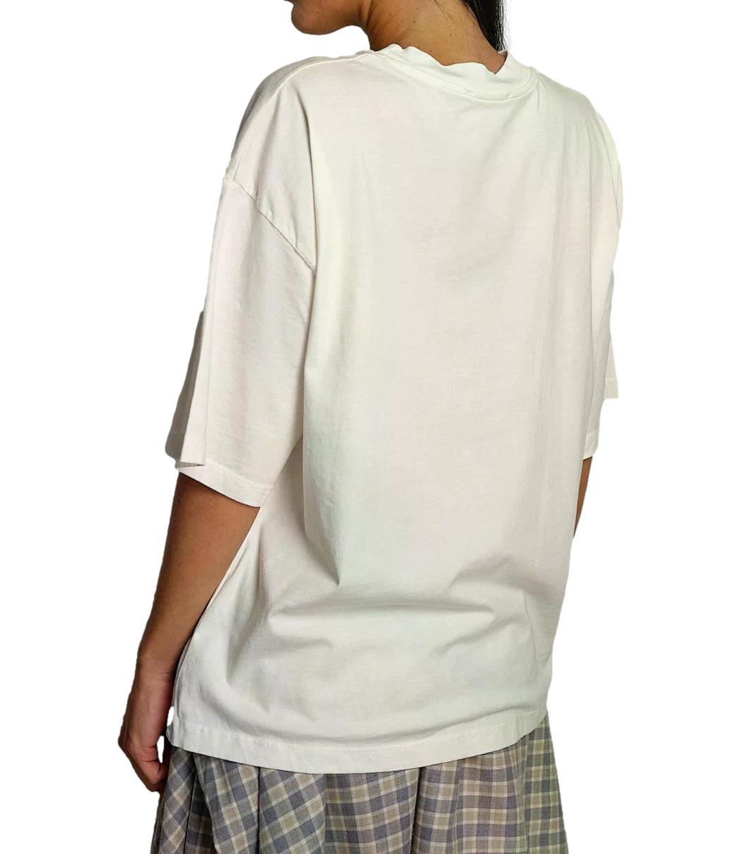 Vicolo T-Shirt da Donna - Naturale - Uac0170