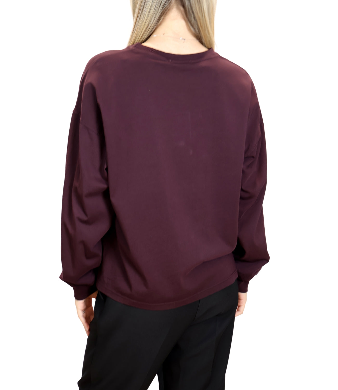 Vicolo T-Shirt da Donna - Acu Bordeaux 38 U - Uac0179