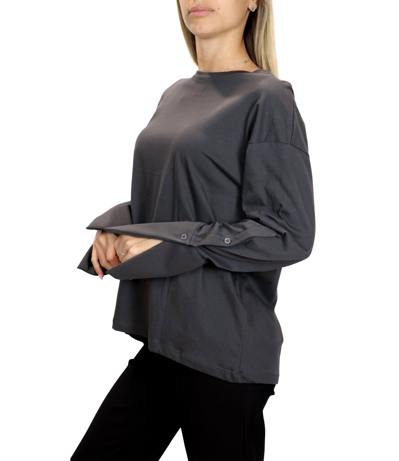 Vicolo T-Shirt da Donna - Acu Asfalto 95 U - Uac0201
