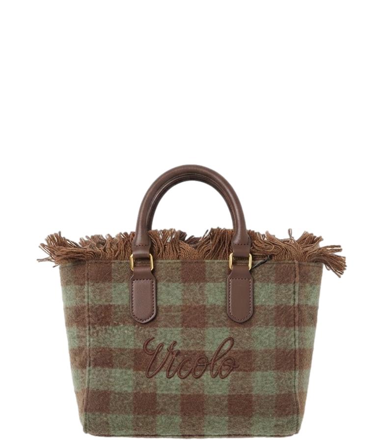 Vicolo Borsa da Donna - Marrone/menta - Xac0030