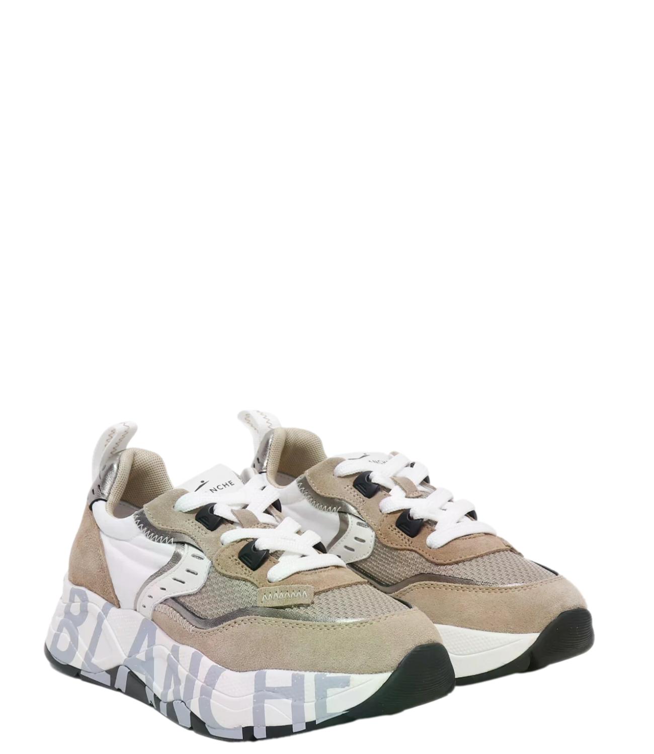 Voile Blanche Sneakers da Donna - Light BrowN-Beige - 001-2017475-23