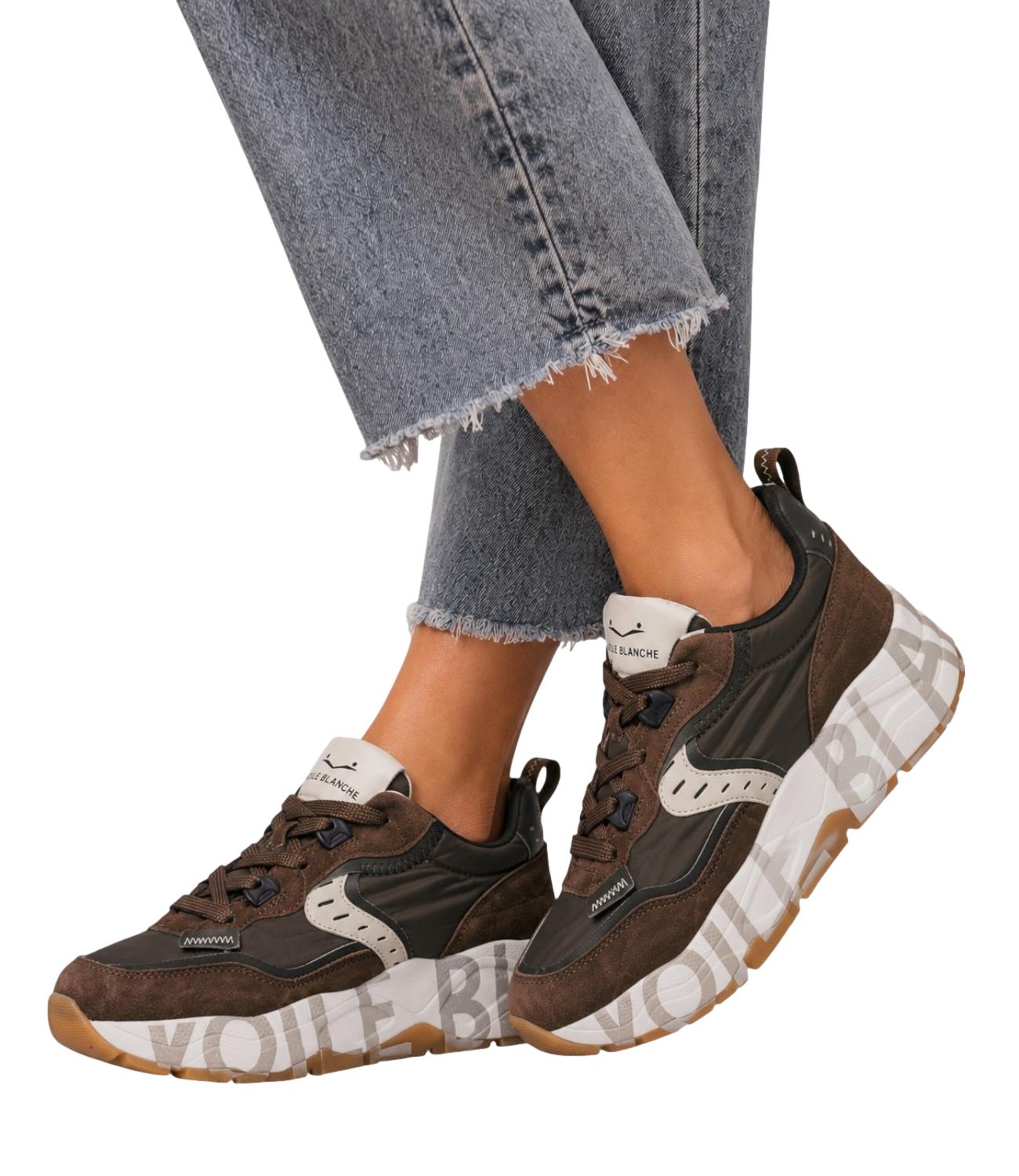 Voile Blanche Sneakers da Donna - BrowN-Dark Brown - 001-2017475-39