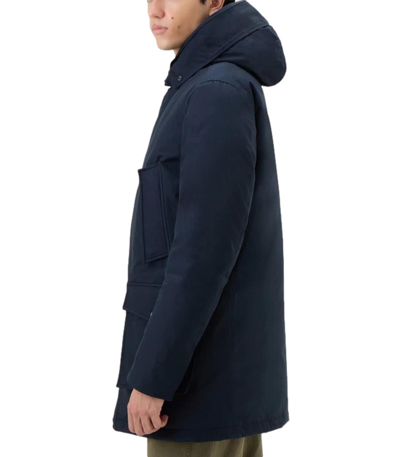 Woolrich Giubbino da Uomo - Melton Blue - Cfwoou0482mbut0001
