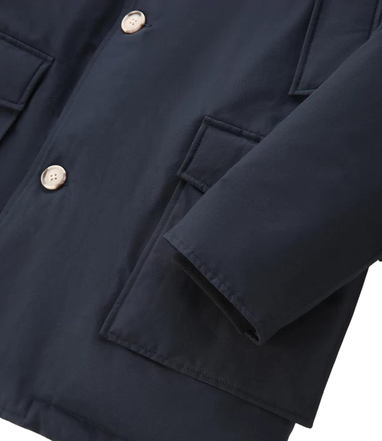 Woolrich Giubbino da Uomo - Melton Blue - Cfwoou0482mbut0001
