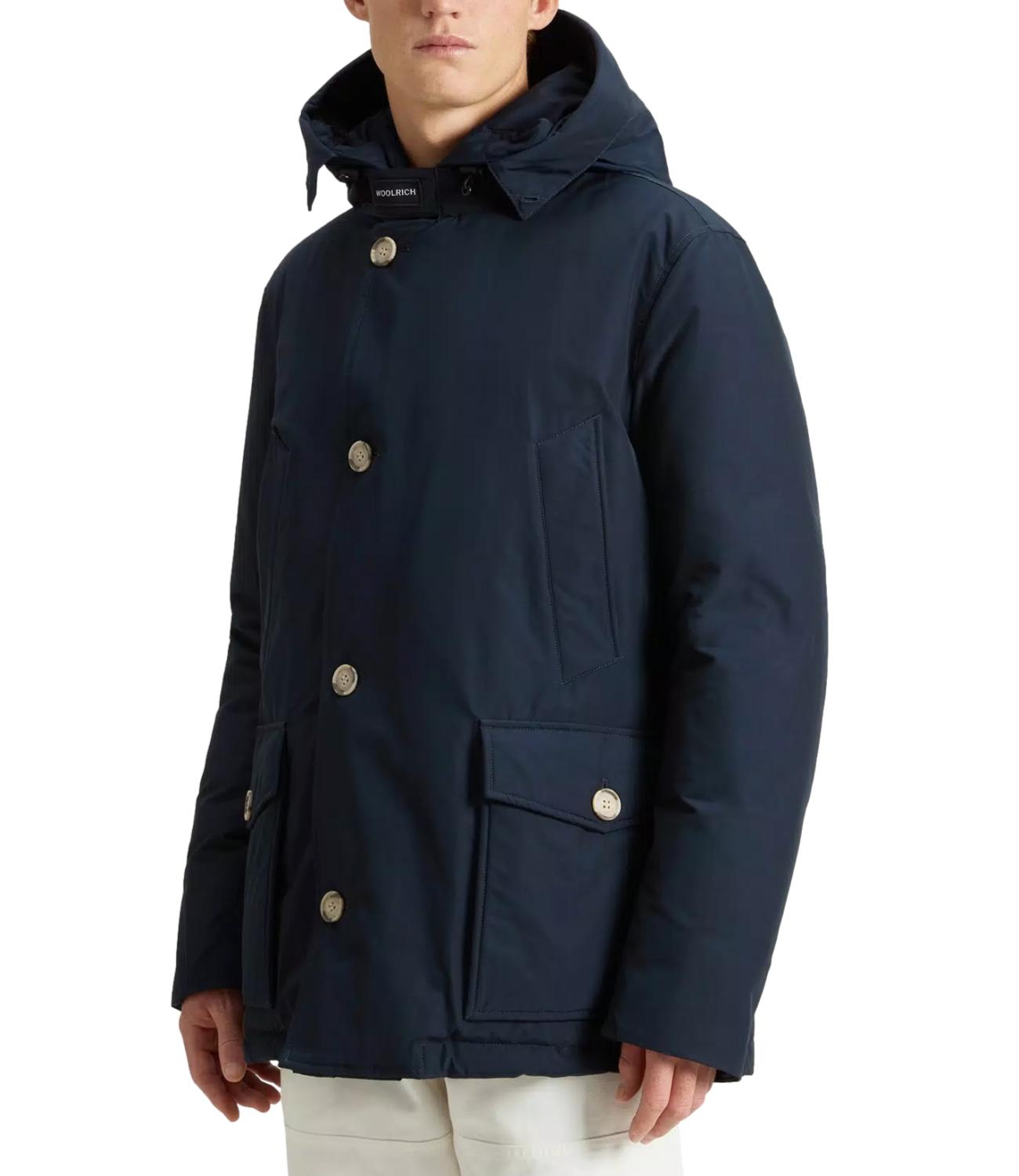 Woolrich Giubbino da Uomo - Melton Blue - Cfwoou0484mbut0001