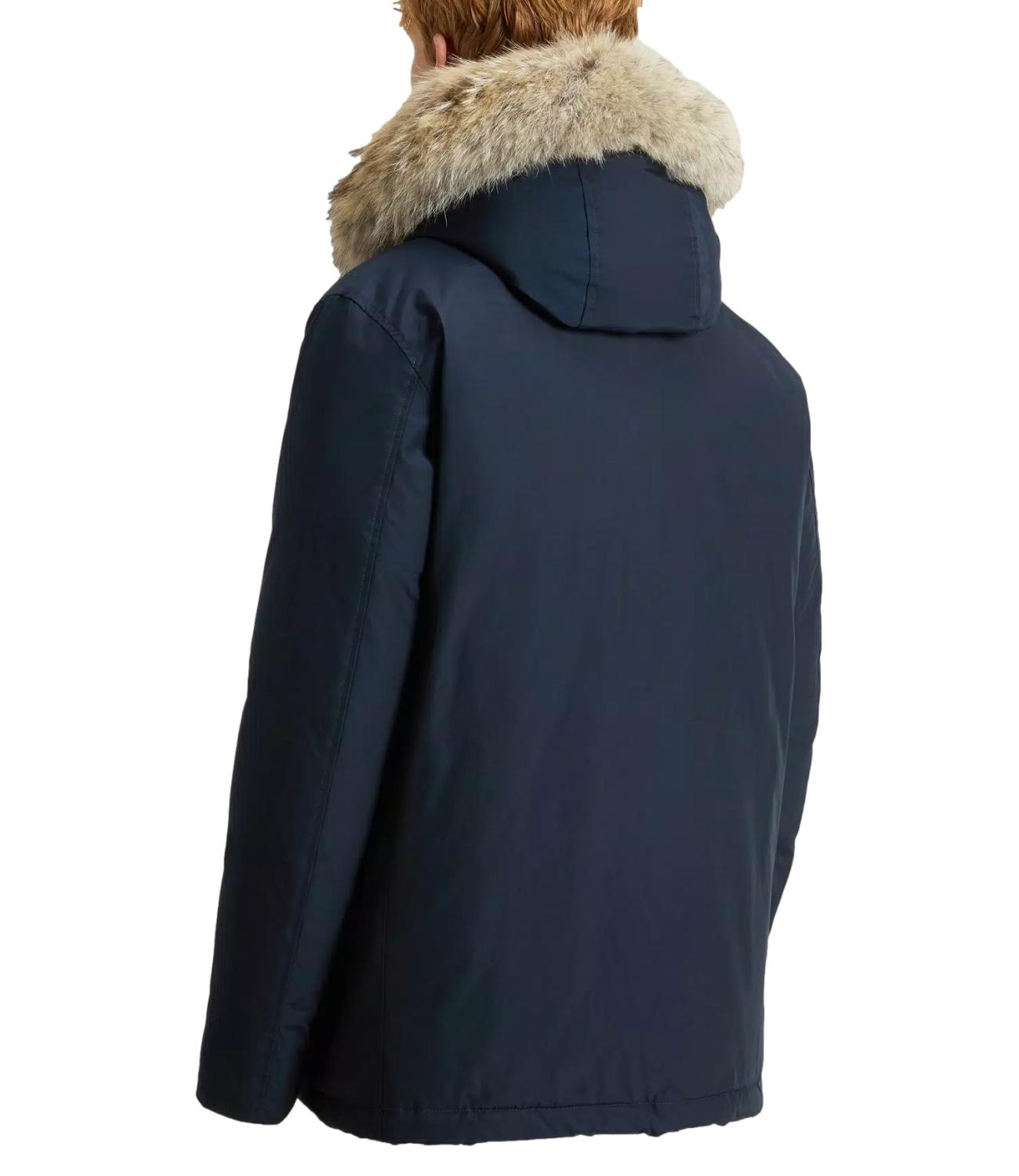 Woolrich Giubbino da Uomo - Melton Blue - Cfwoou0484mbut0001
