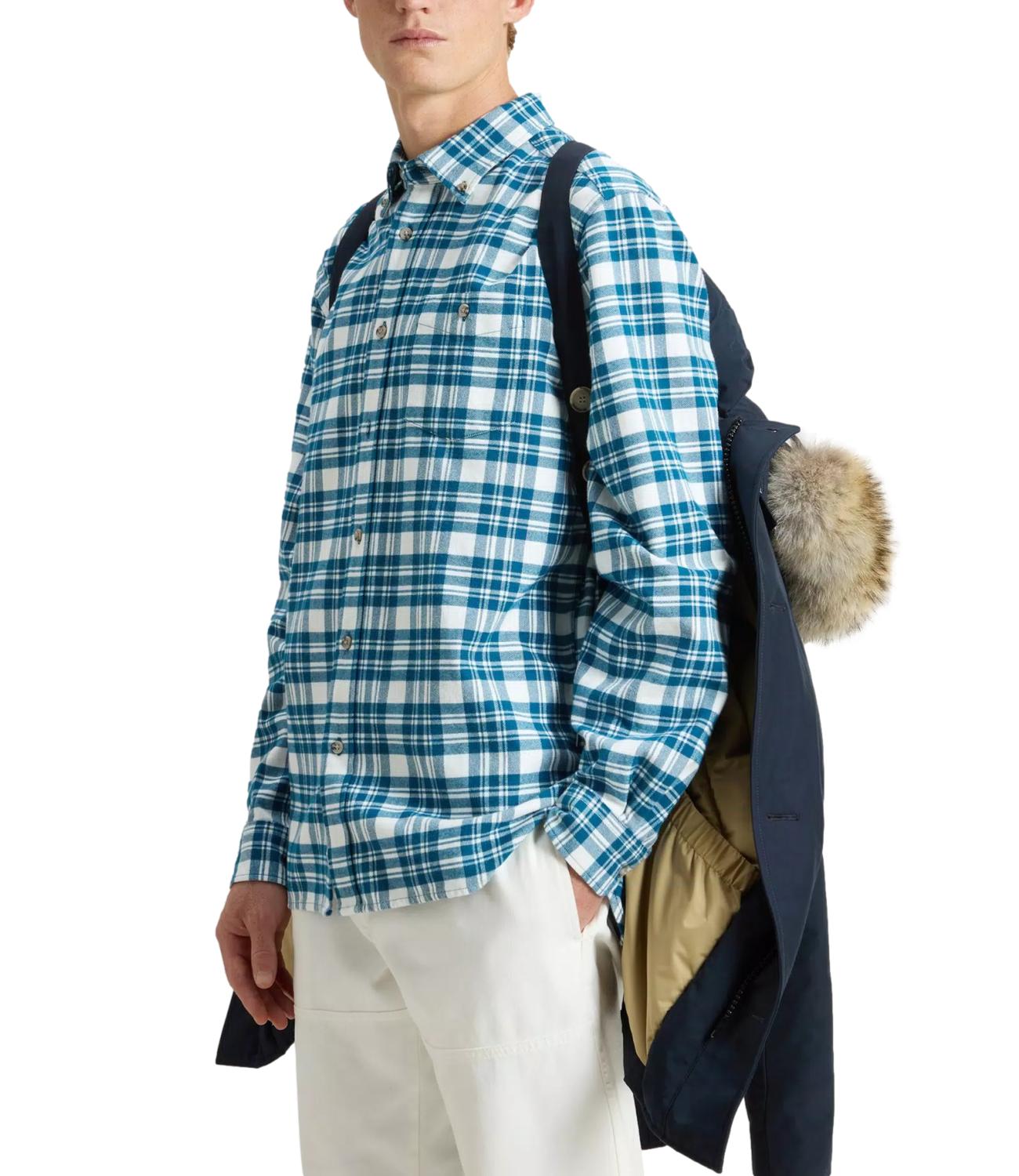 Woolrich Giubbino da Uomo - Melton Blue - Cfwoou0484mbut0001