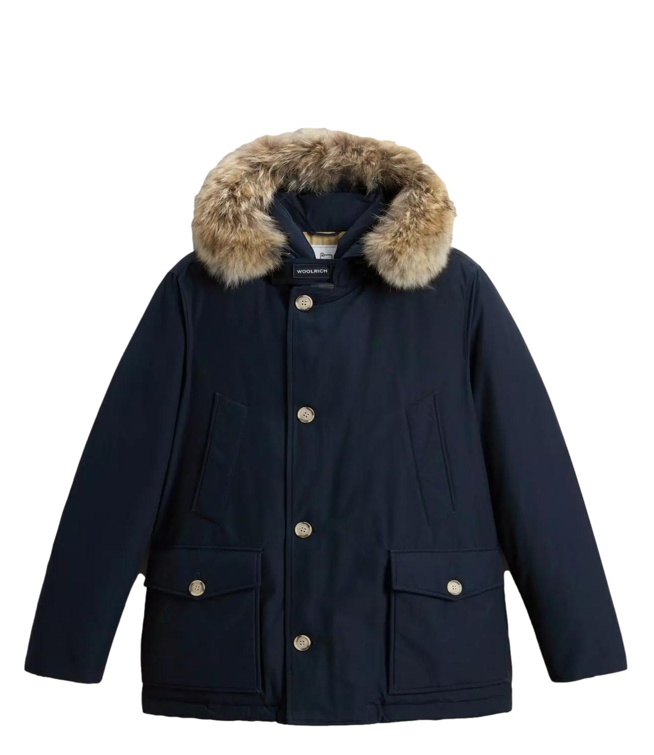 Woolrich Giubbino da Uomo - Melton Blue - Cfwoou0484mbut0001