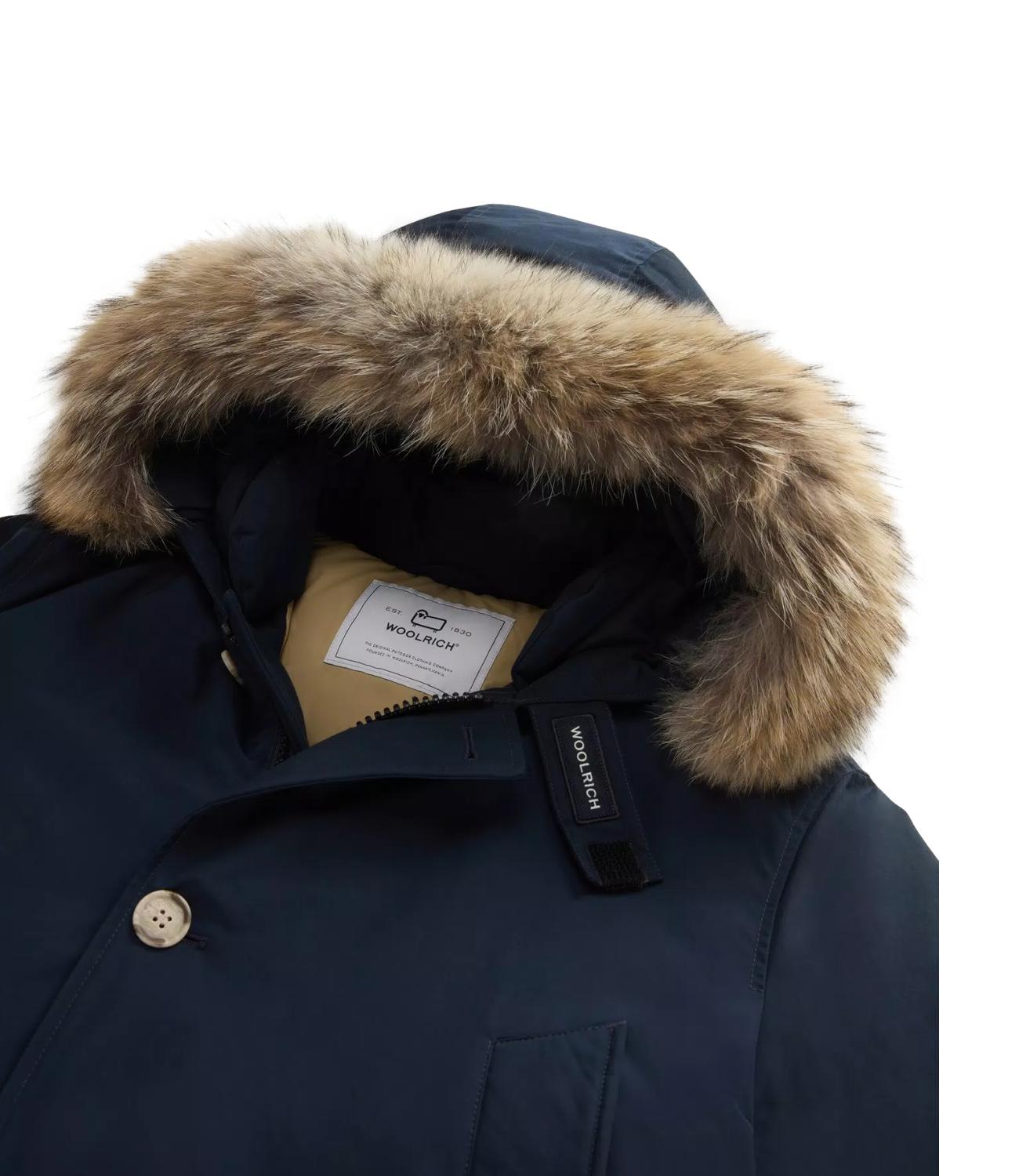 Woolrich Giubbino da Uomo - Melton Blue - Cfwoou0484mbut0001