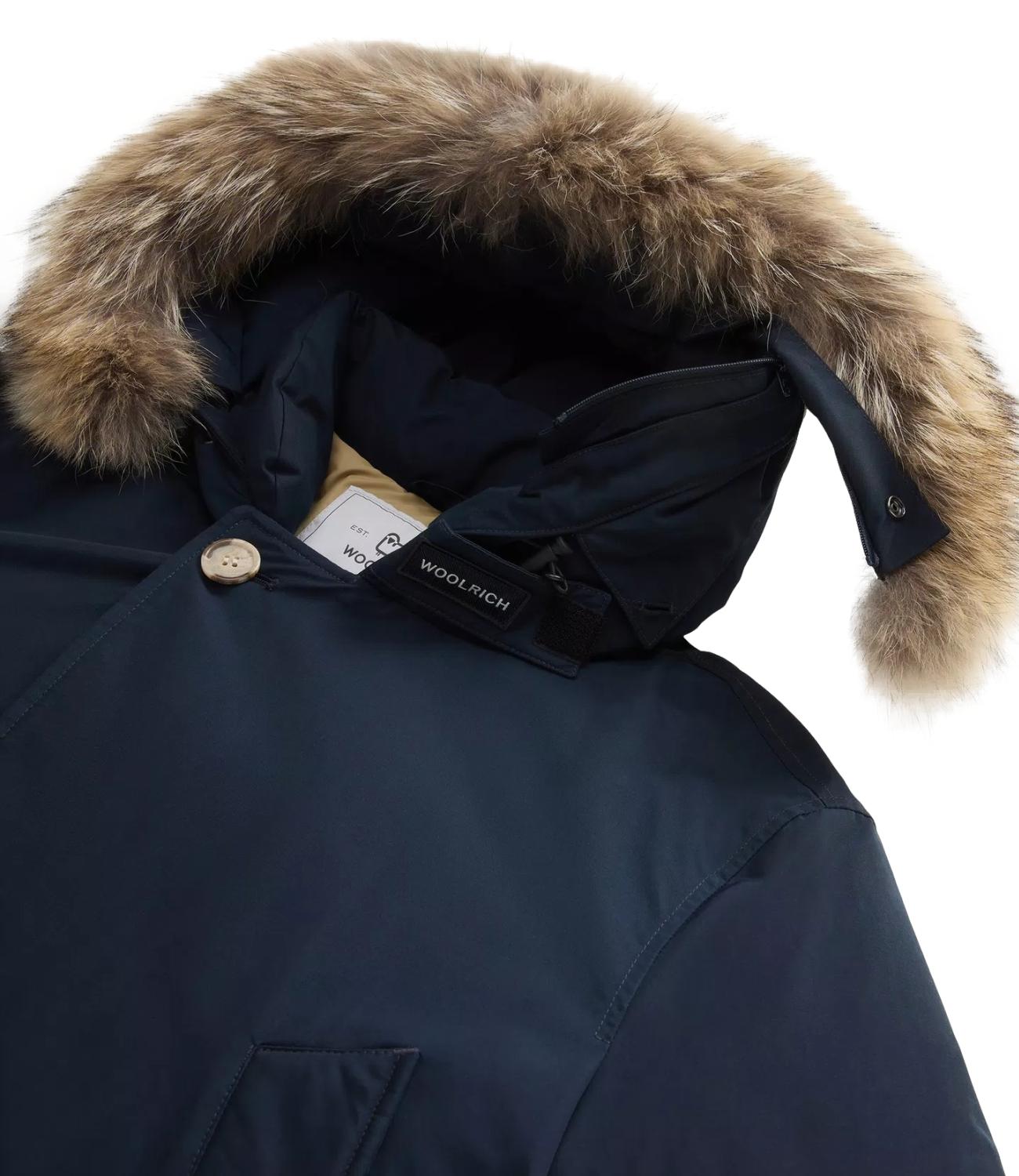 Woolrich Giubbino da Uomo - Melton Blue - Cfwoou0484mbut0001