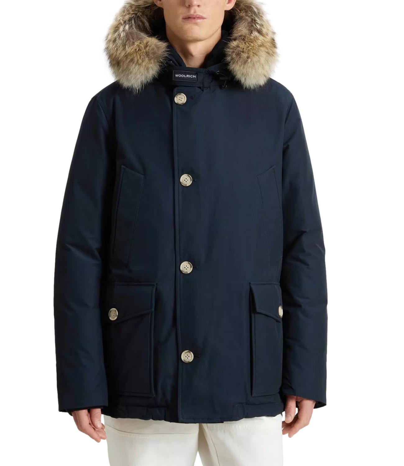 Woolrich Giubbino da Uomo - Melton Blue - Cfwoou0484mbut0001