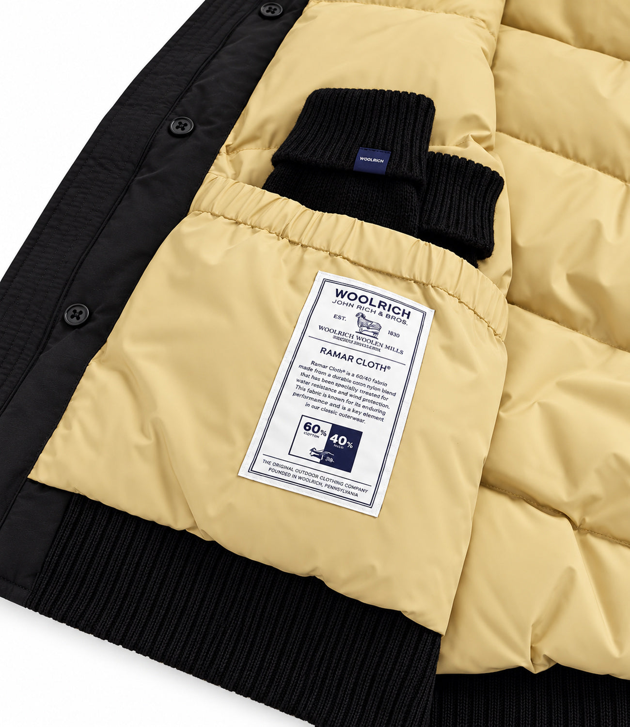 Woolrich Bomber da Uomo - Black - Cfwoou2238mrut0001