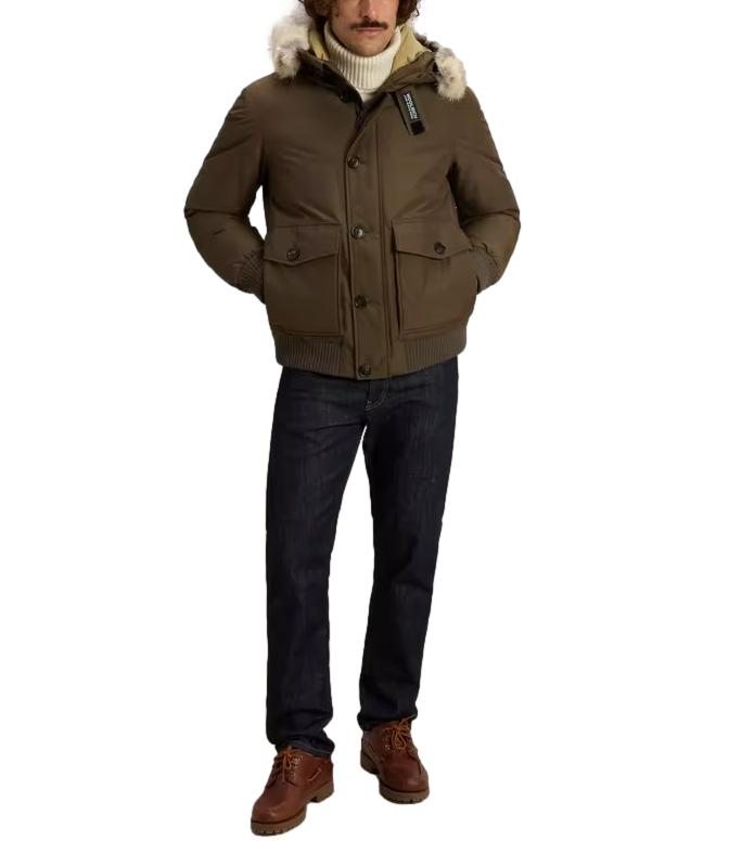 Woolrich Bomber da Uomo - Dark Green - Cfwoou2238mrut0001
