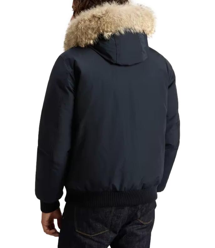Woolrich Bomber da Uomo - Melton Blue - Cfwoou2238mrut0001