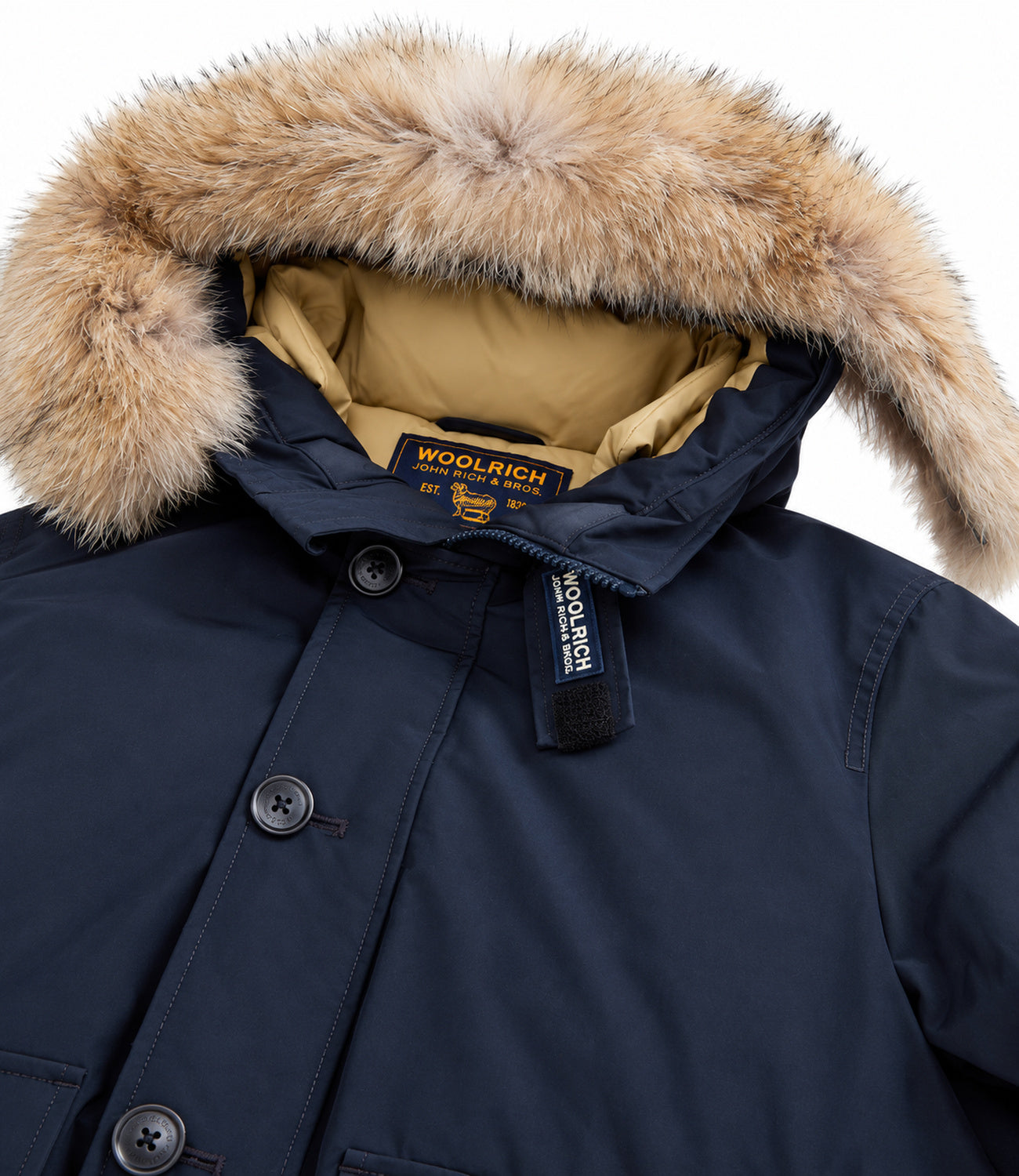 Woolrich Bomber da Uomo - Melton Blue - Cfwoou2238mrut0001