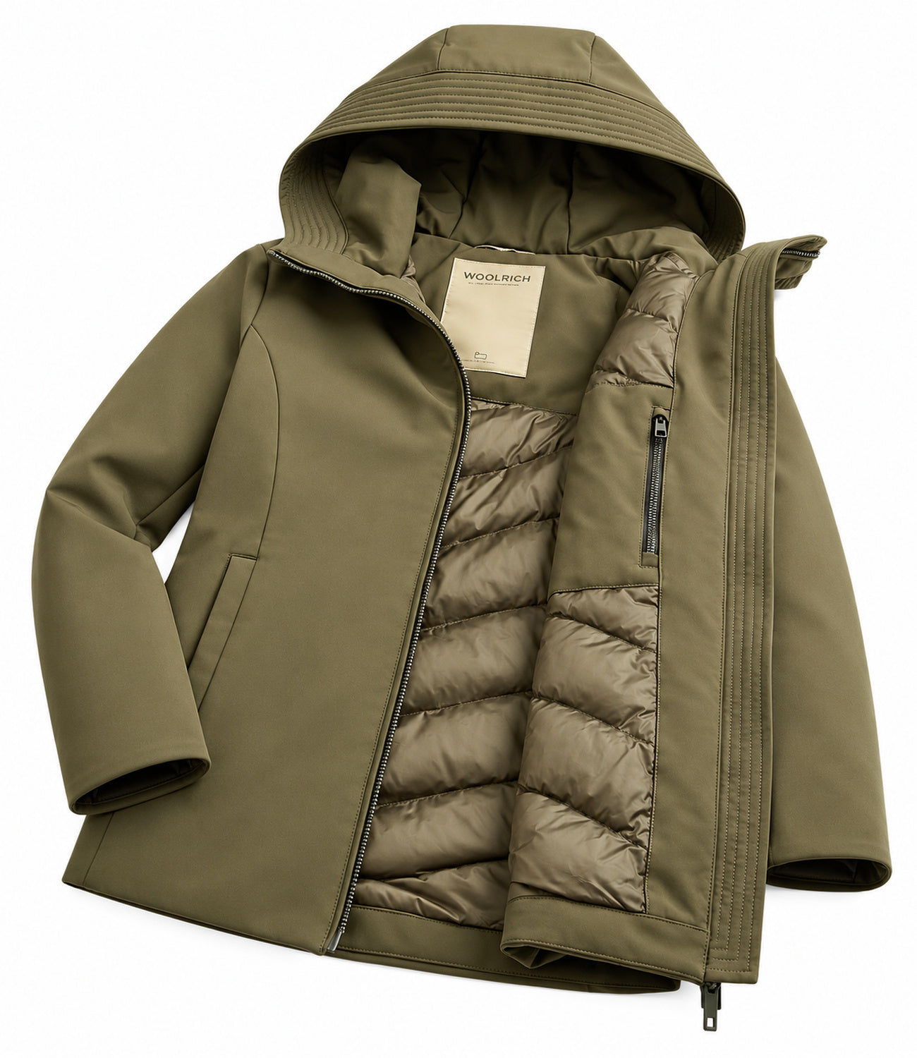 Woolrich Giubbino da Donna - Dark Green - Cfwwou2045fbut3496