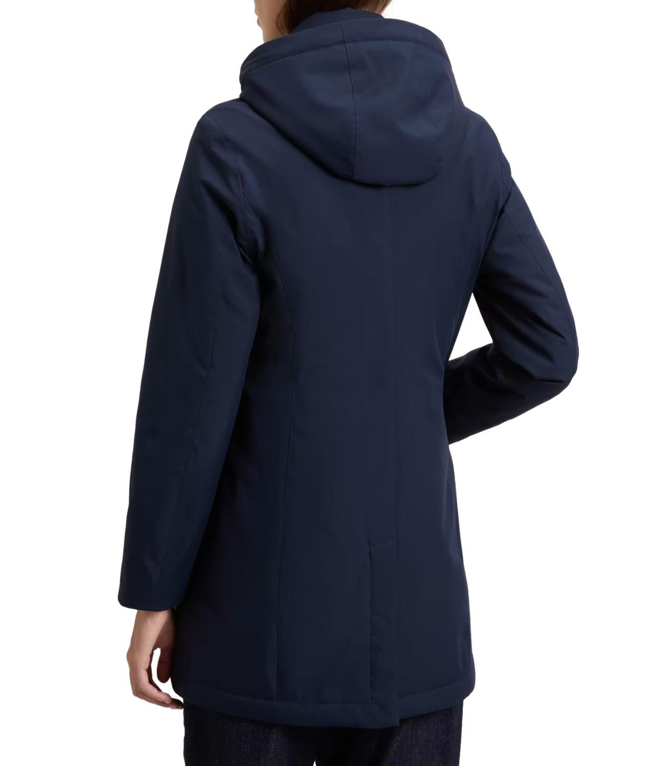 Woolrich Giubbino da Donna - Melton Blue - Cfwwou2203frut3342