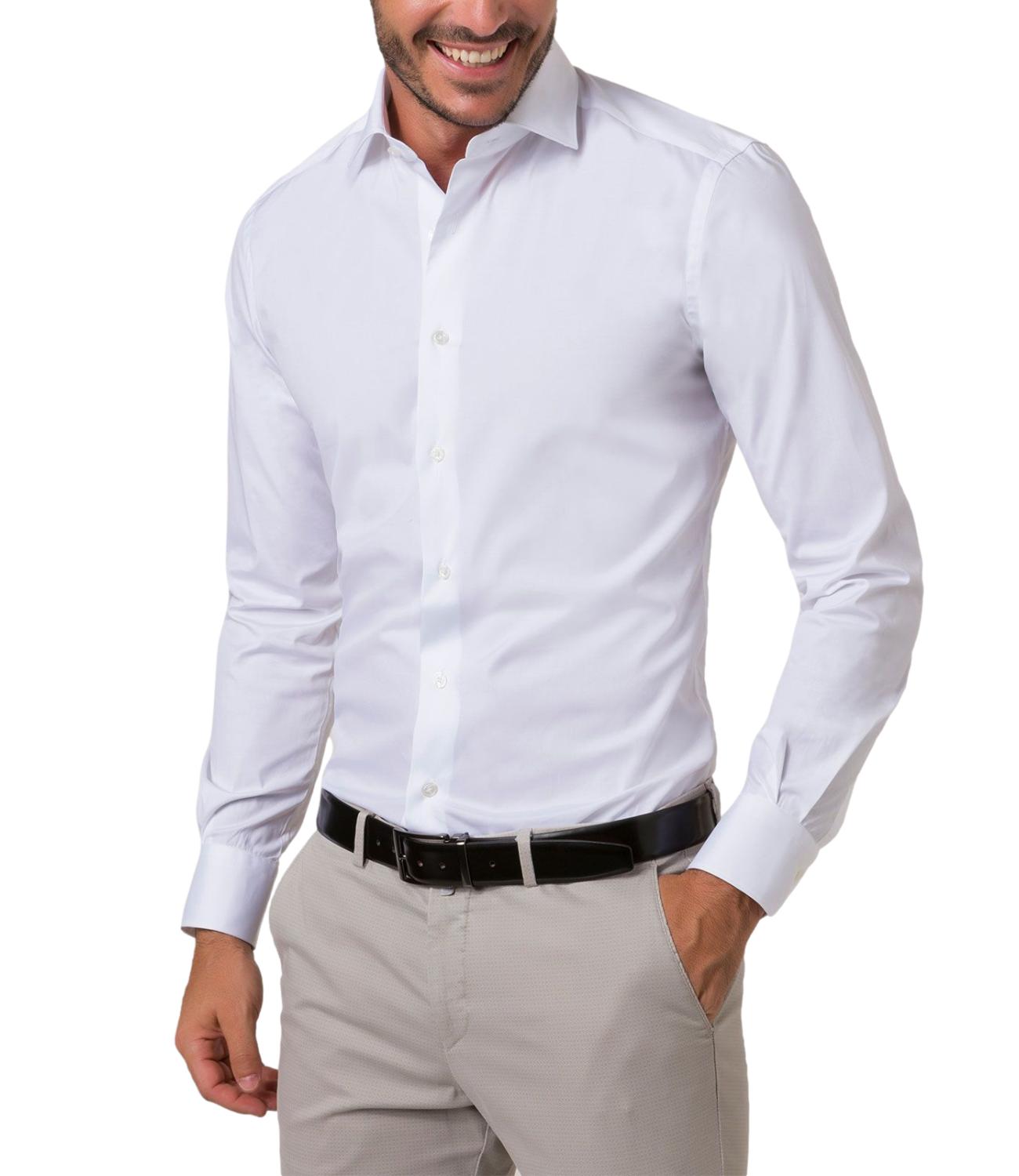 Xacus Camicia bianca slim fit
