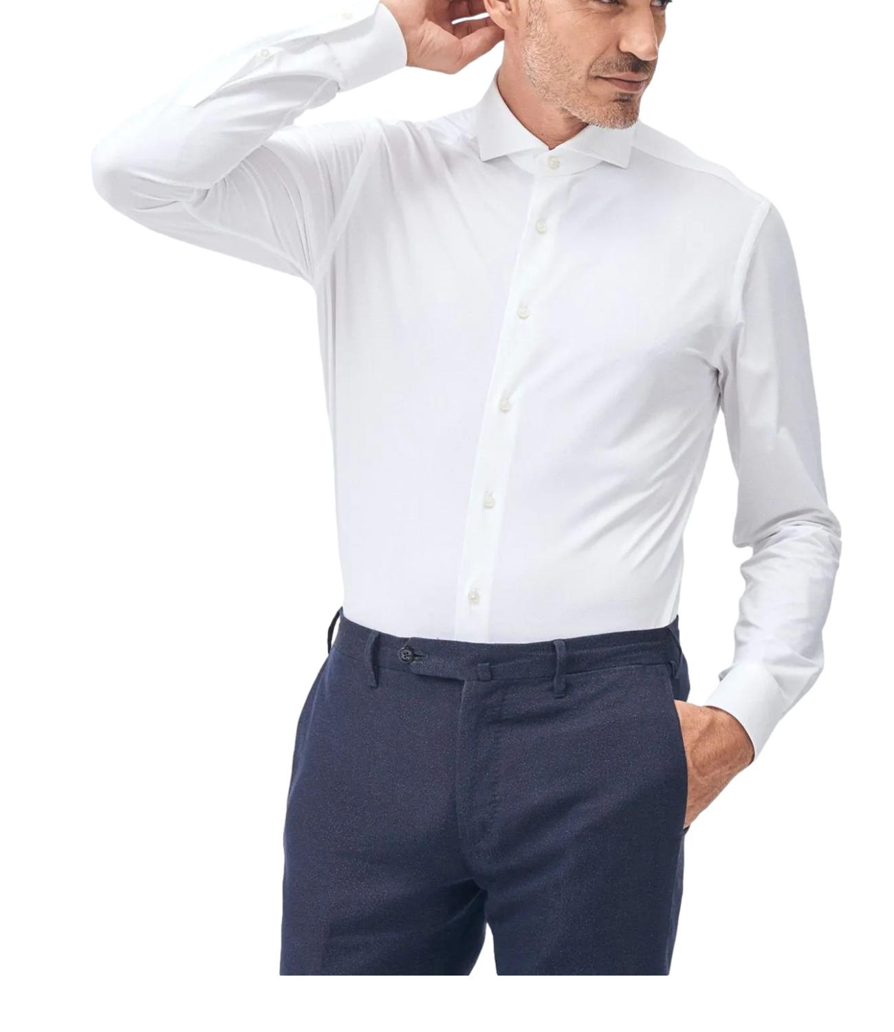 Xacus Camicia da Uomo - Bianca - Act558ml 11460