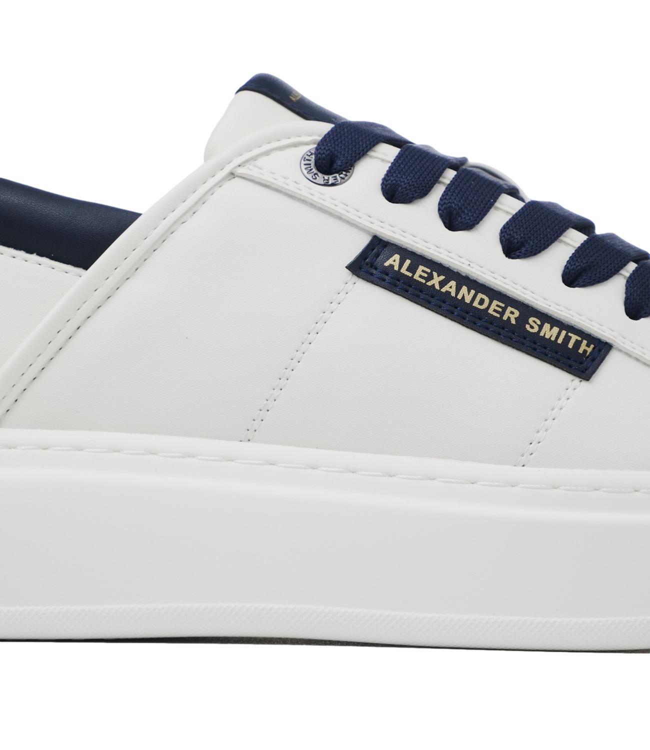 Alexander Smith sneakers Eco Wembley bianca e blu