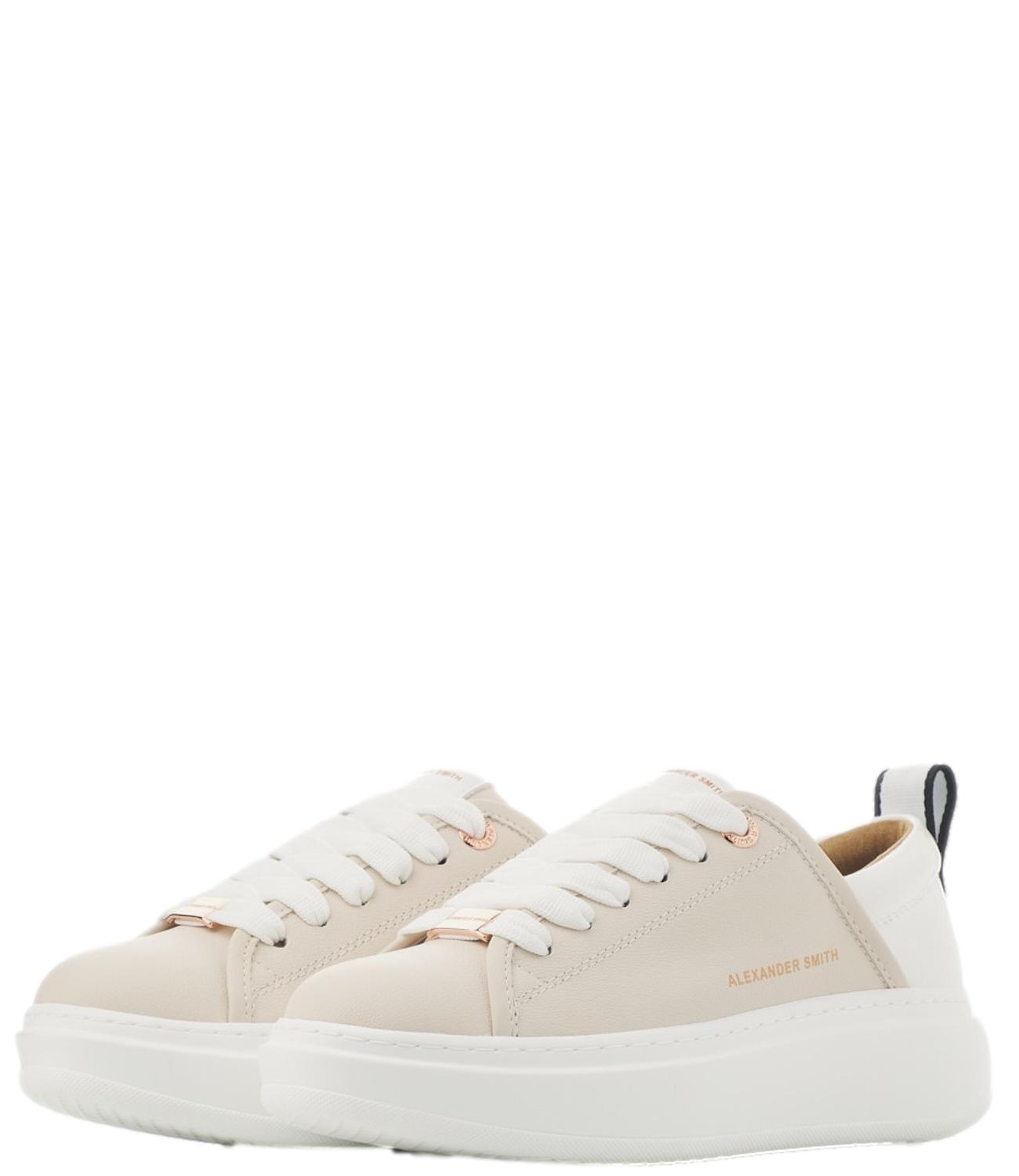 Alexander Smith sneakers Eco Wembley white nude