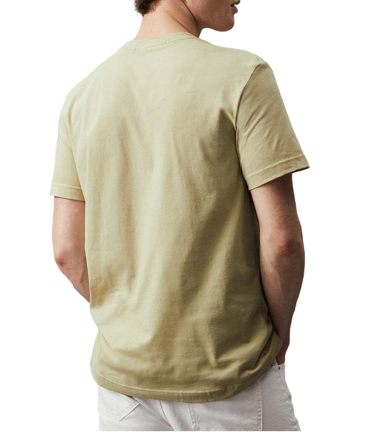T-shirt verde chiaro beige Calvin Klein