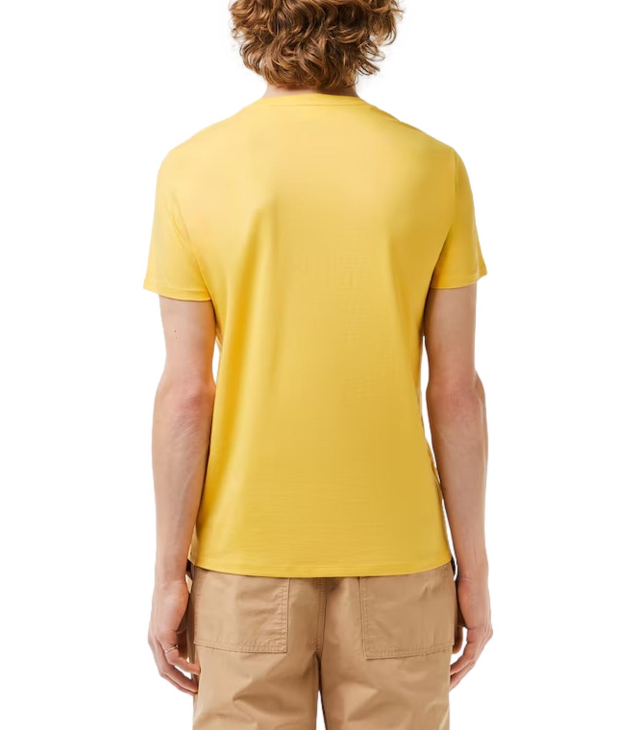 T-shirt Lacoste giallo pastello