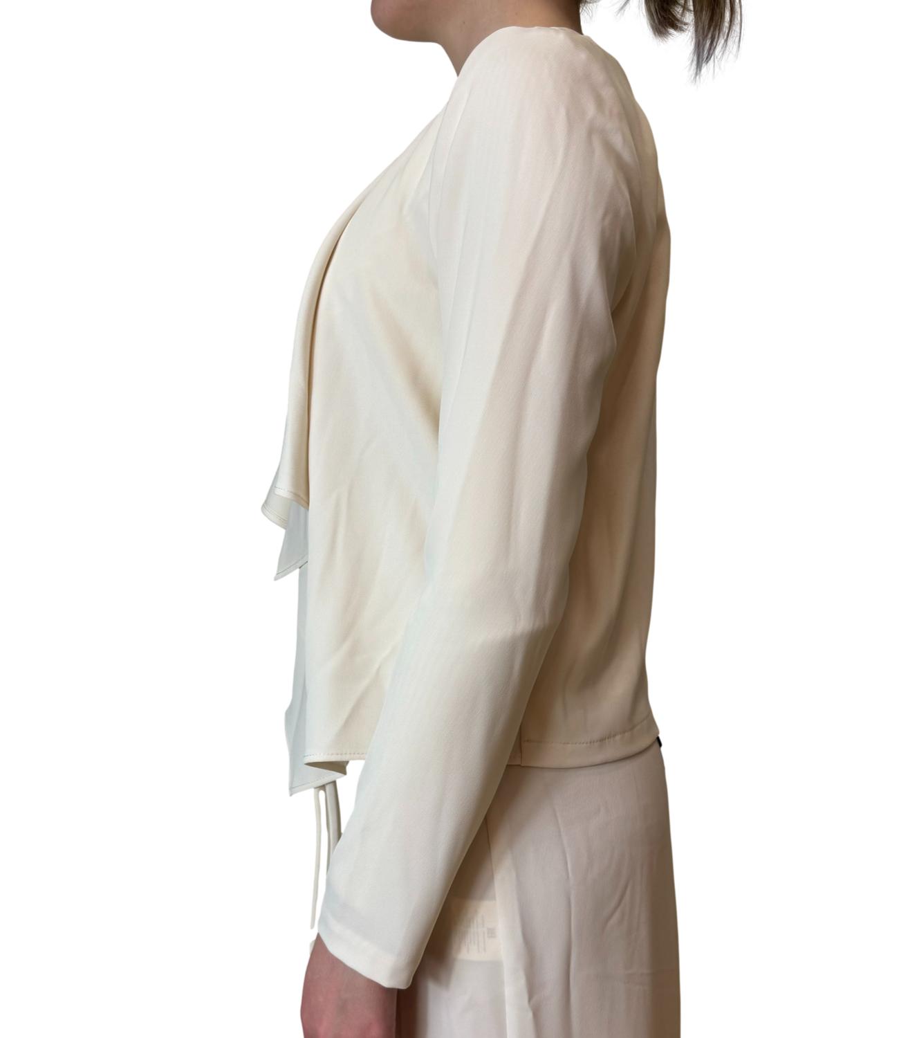 Rinascimento giacca avorio bianco donna