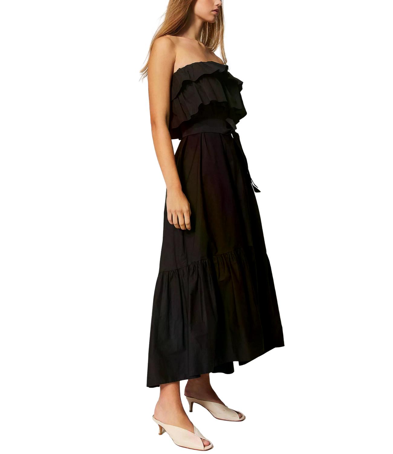 Actitude Twinset Abito da Donna - Nero - 261ap2133