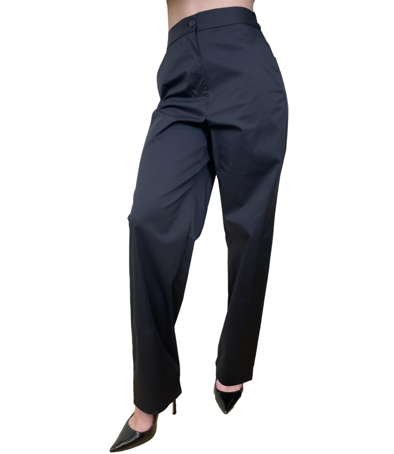 Angela Davis Pantalone Nero Donna