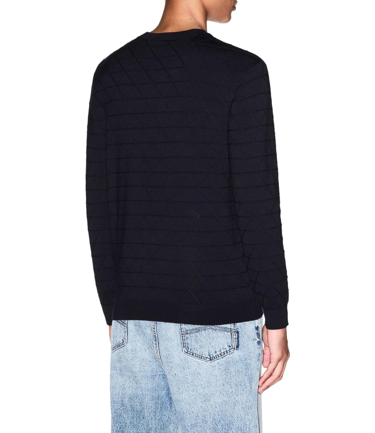 Armani Exchange Pullover da Uomo - Deep Navy Rhombus - Xm002435af10454