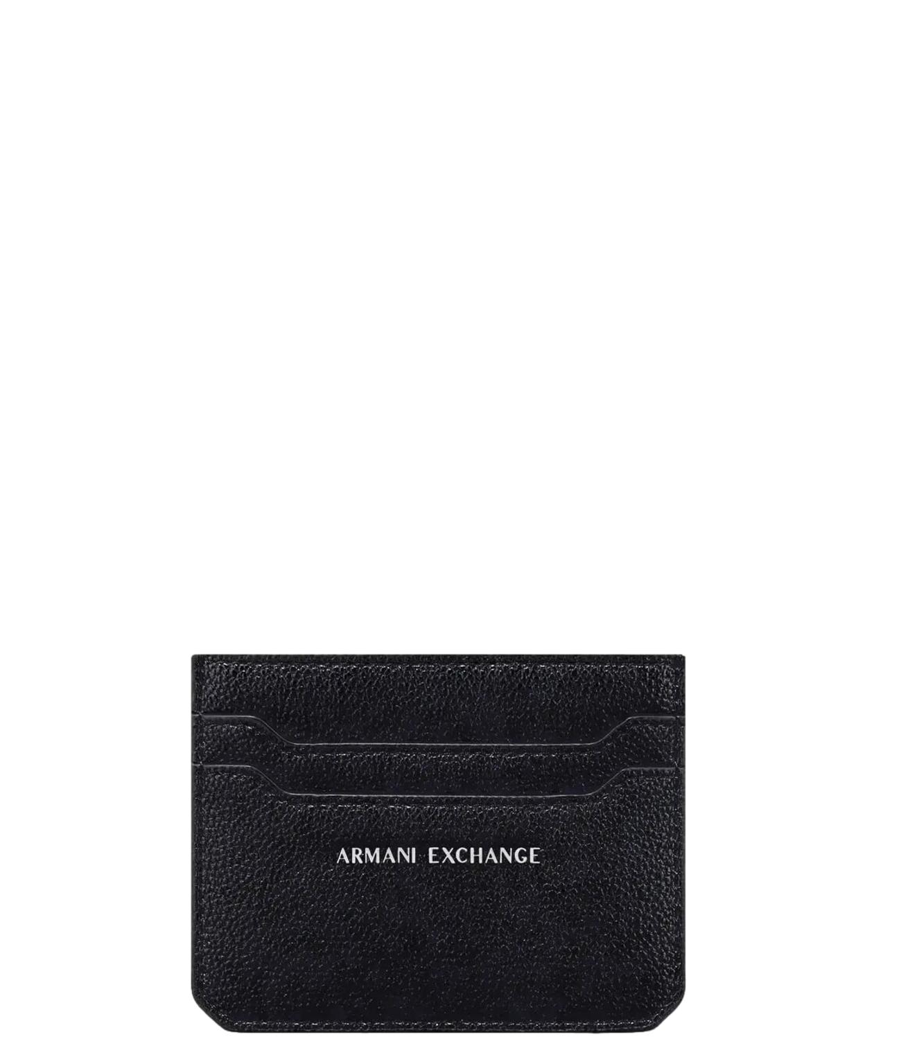 Armani Exchange Portacarte da Uomo - Black - Xm002594af22651