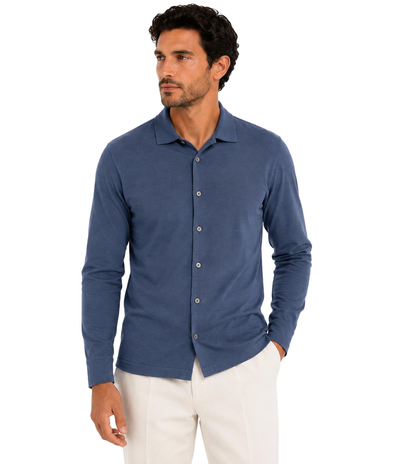 At.p.co Polo da Uomo - Blu Scuro - A32450c300