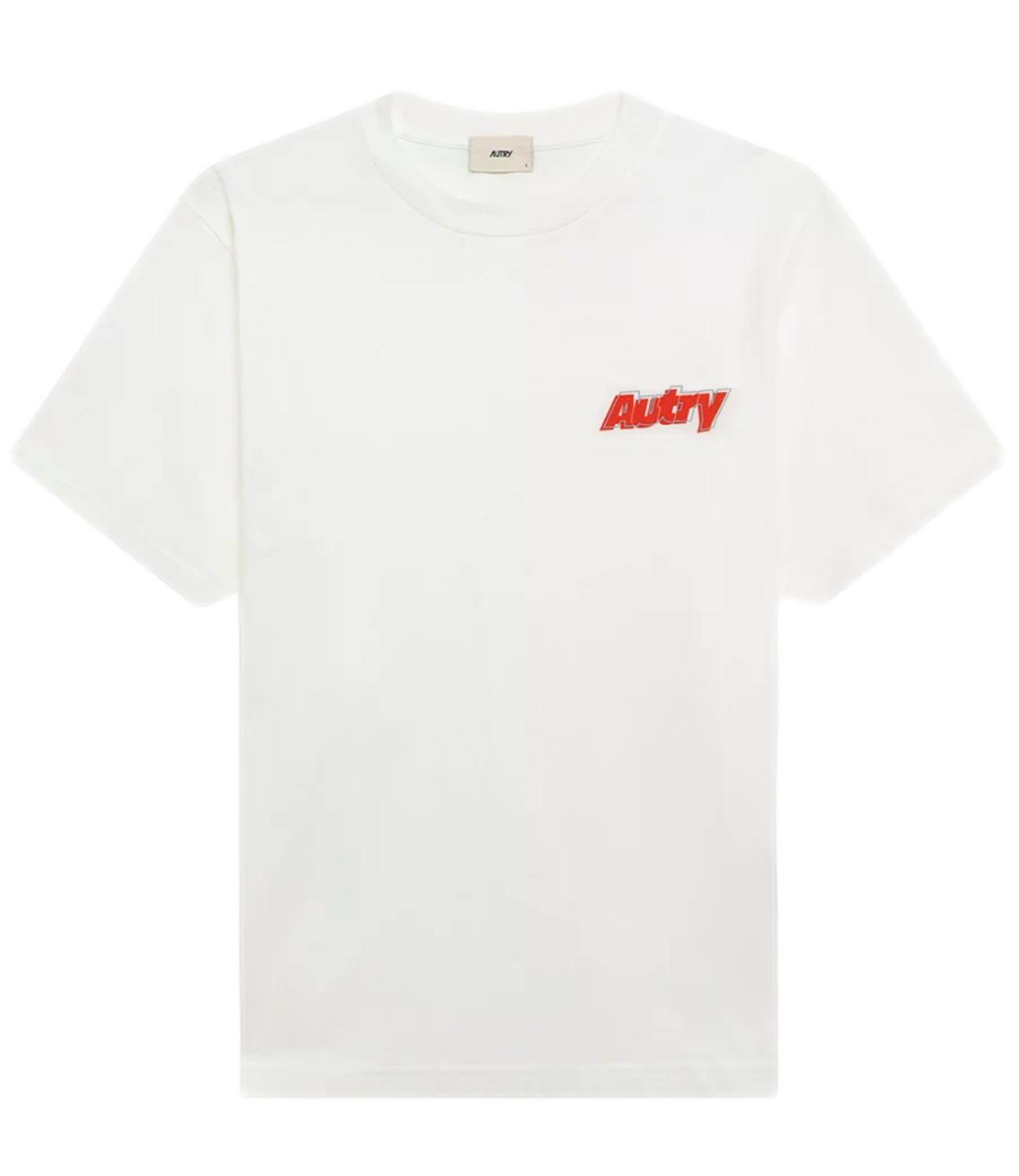 Autry T-Shirt da Uomo - Jersey White - Tspm 045w