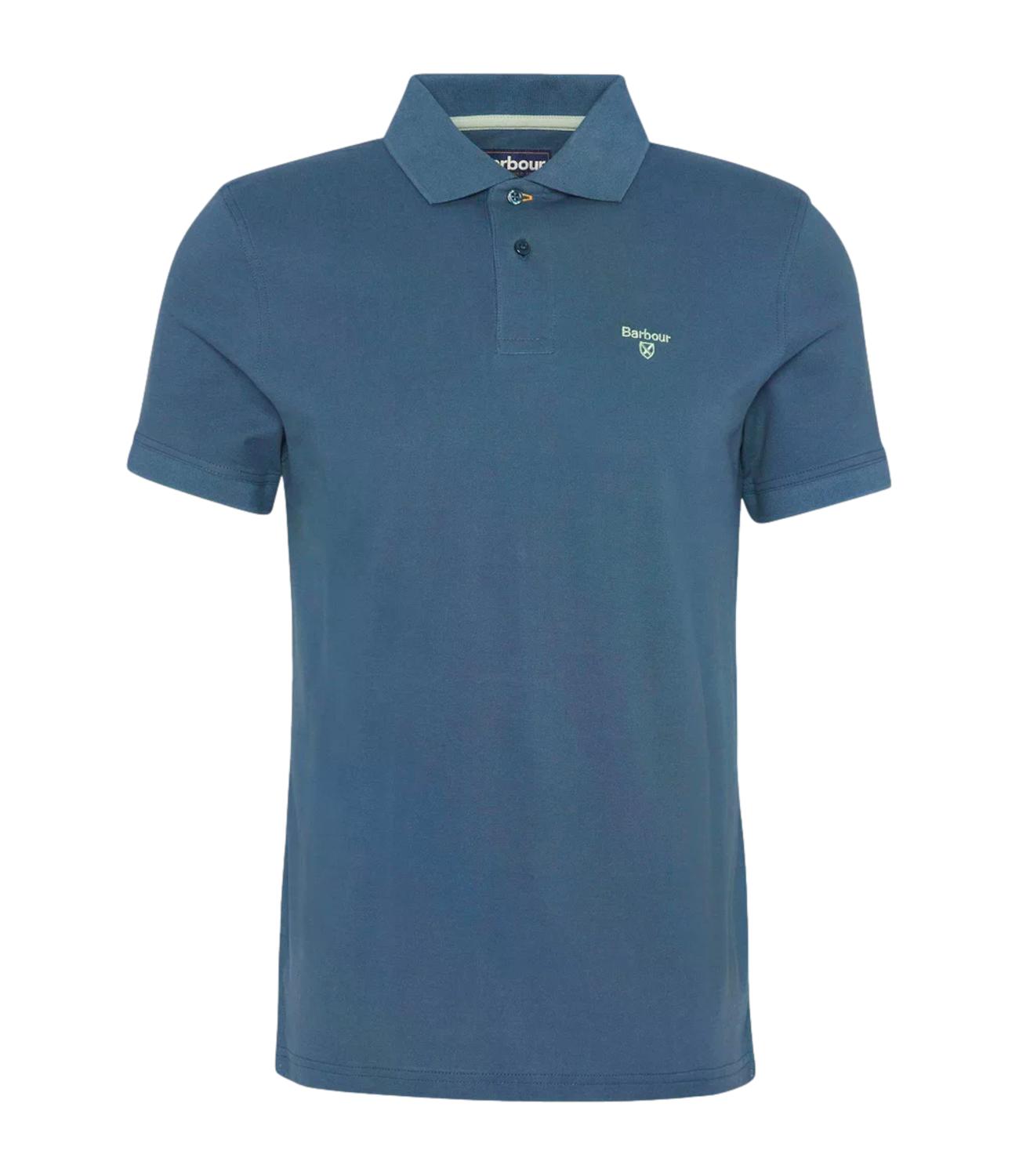 Barbour Polo da Uomo - Dusk Blue - 261mmml1367