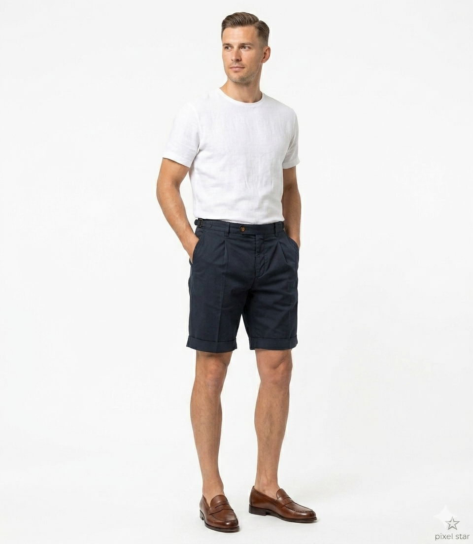 Berwich Bermuda da Uomo - Navy - Pu19bermuda1P-Gdoi0061