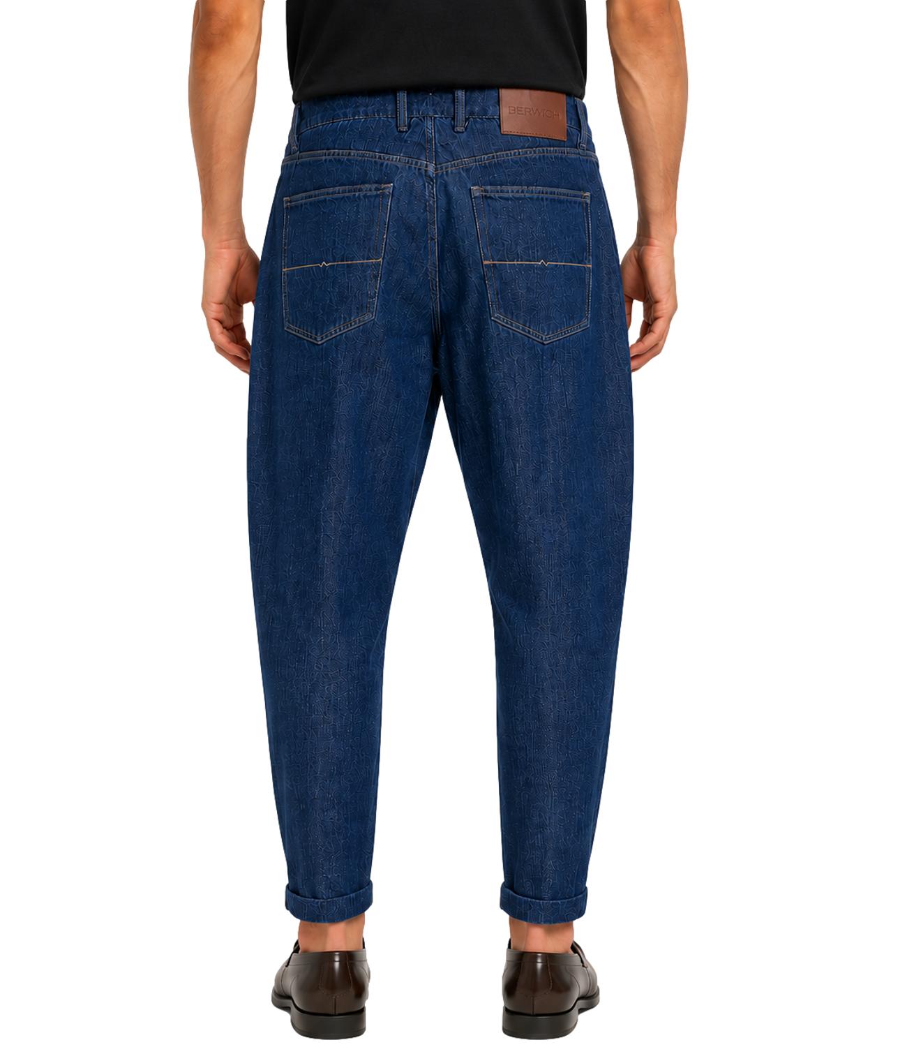 Berwich Pantalone da Uomo - Denim - Pu19chiaia5T-Gddnm1