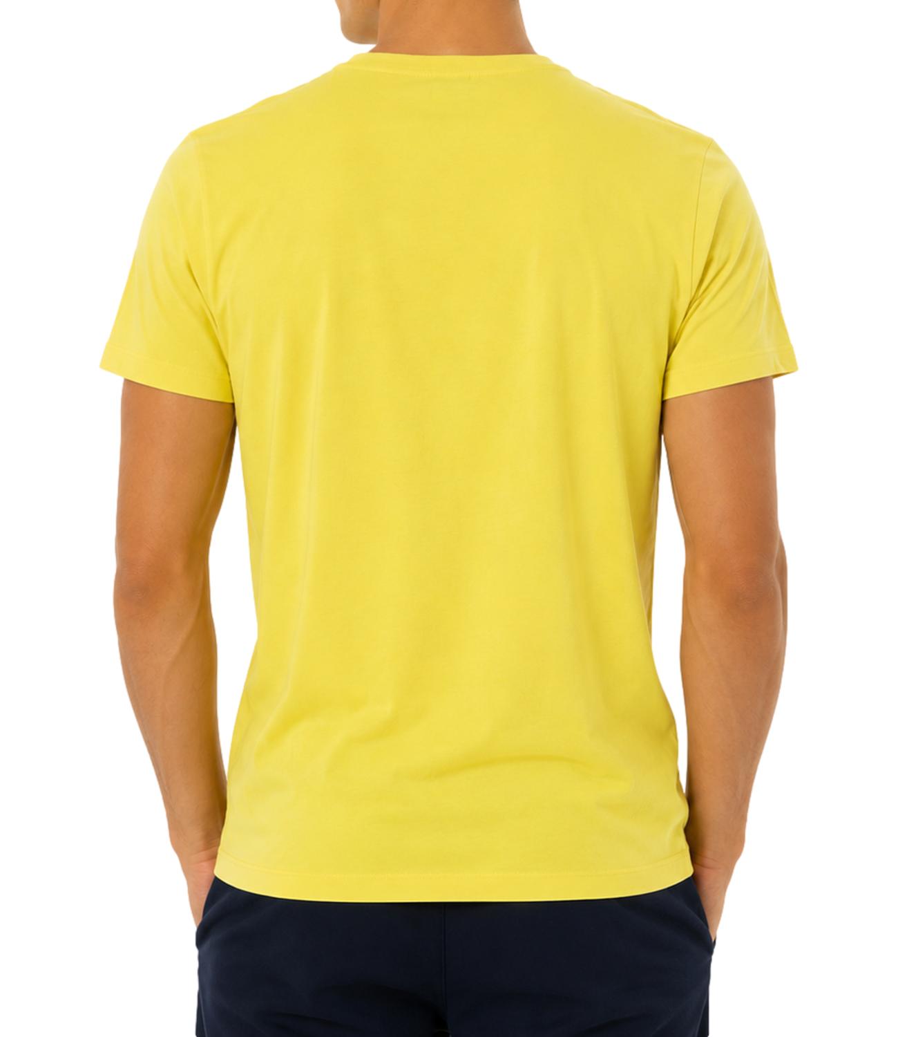 Blauer T-Shirt da Uomo - Giallo - 26sbluh02302-007439