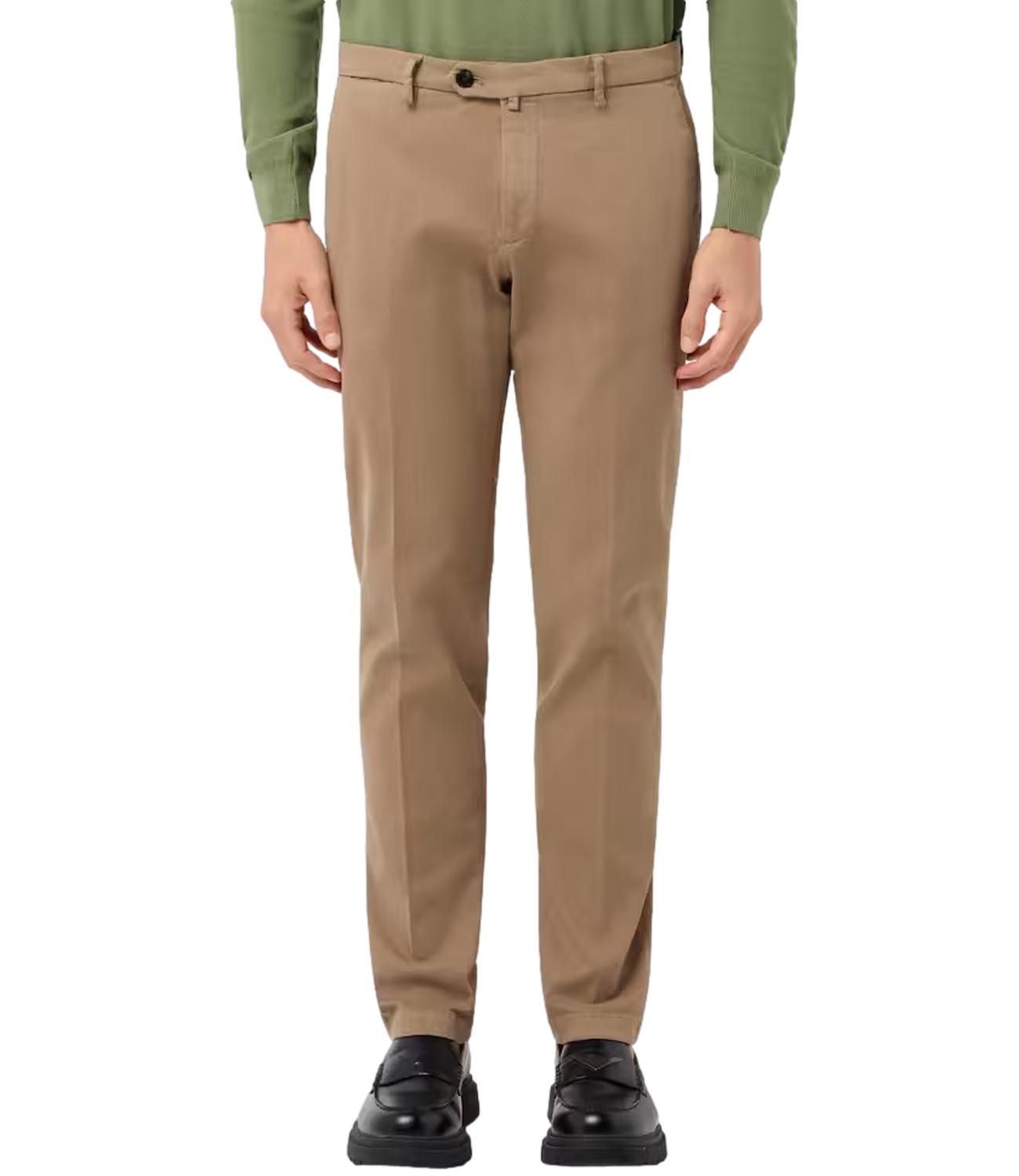 Briglia Pantalone da Uomo - Beige - Bg04 300030 00043