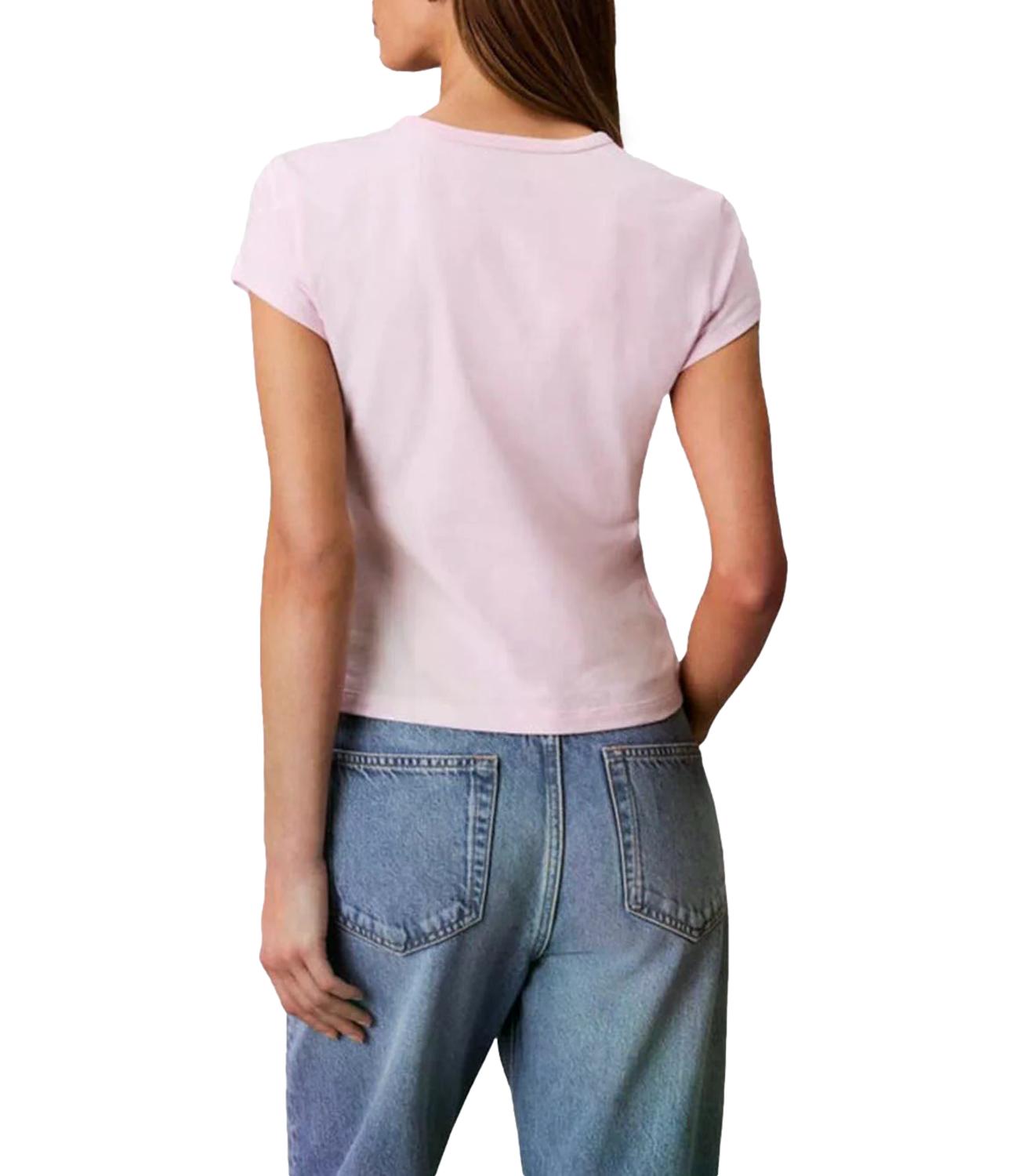 Calvin Klein T-Shirt da Donna - 8z6 Cradle Pink - Lv047f842g