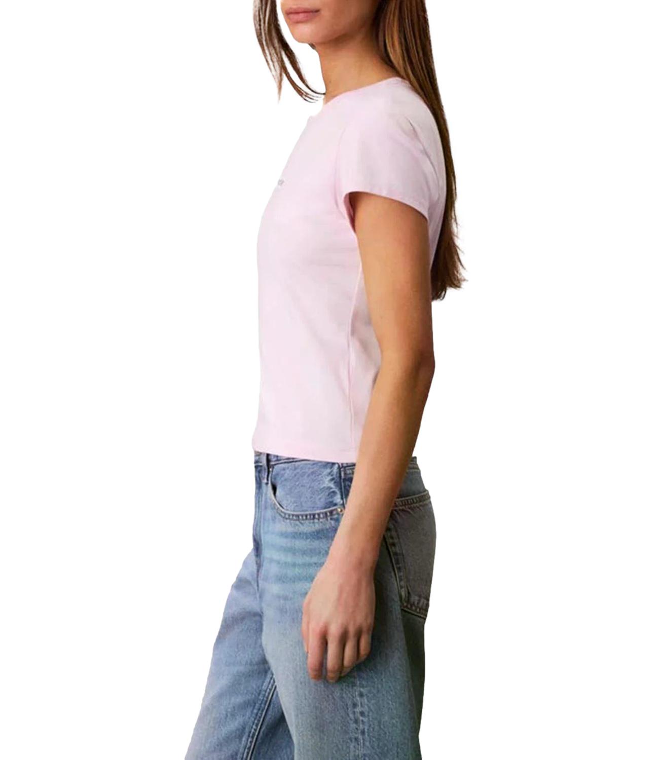 Calvin Klein T-Shirt da Donna - 8z6 Cradle Pink - Lv047f842g