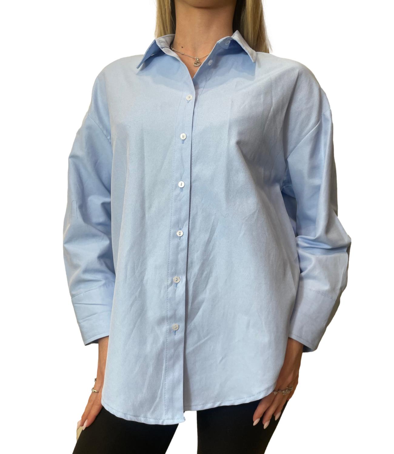 Dixie Camicia da Donna - Celeste - C881a047