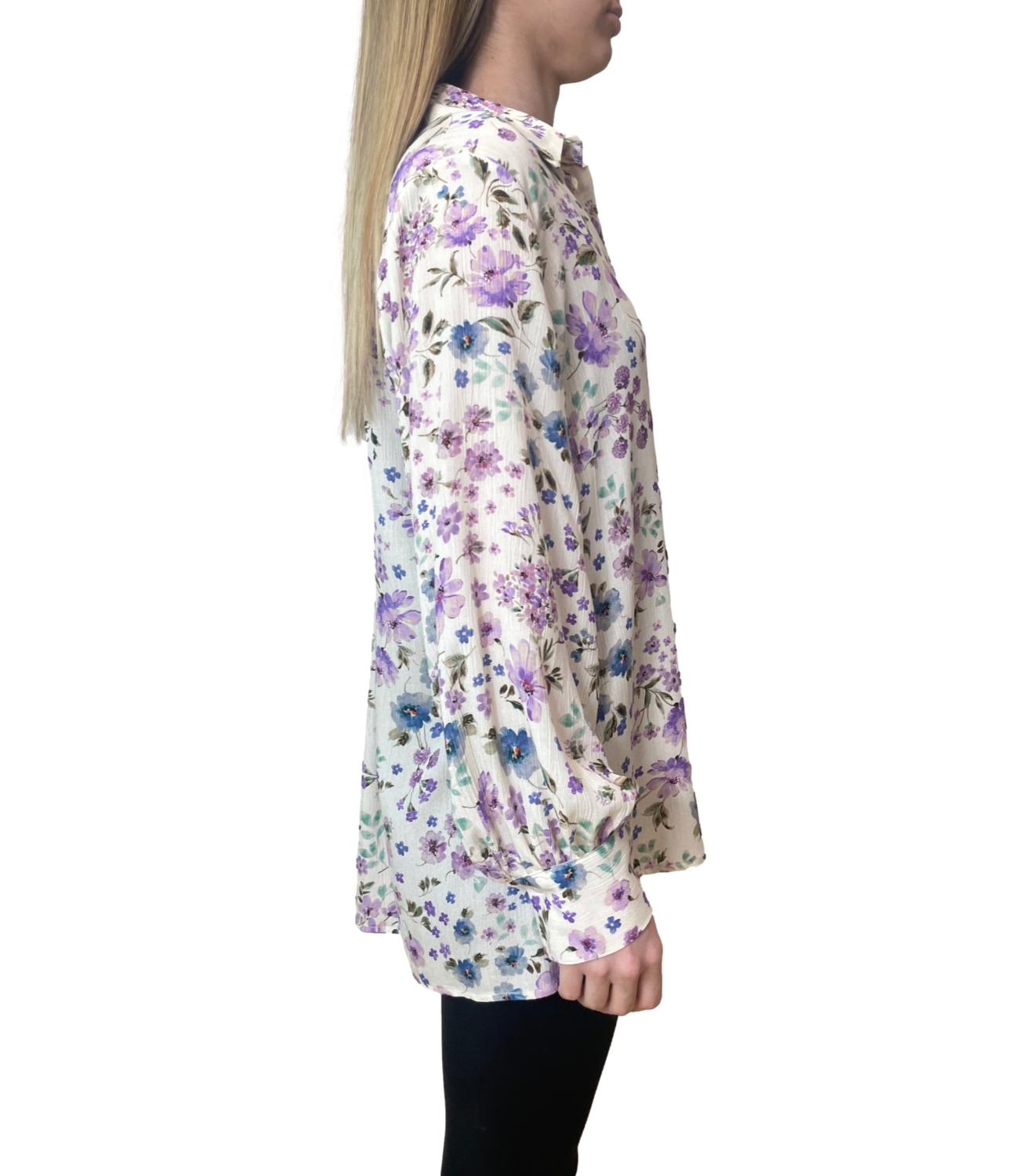 Dixie Camicia Multicolor Floreale Donna