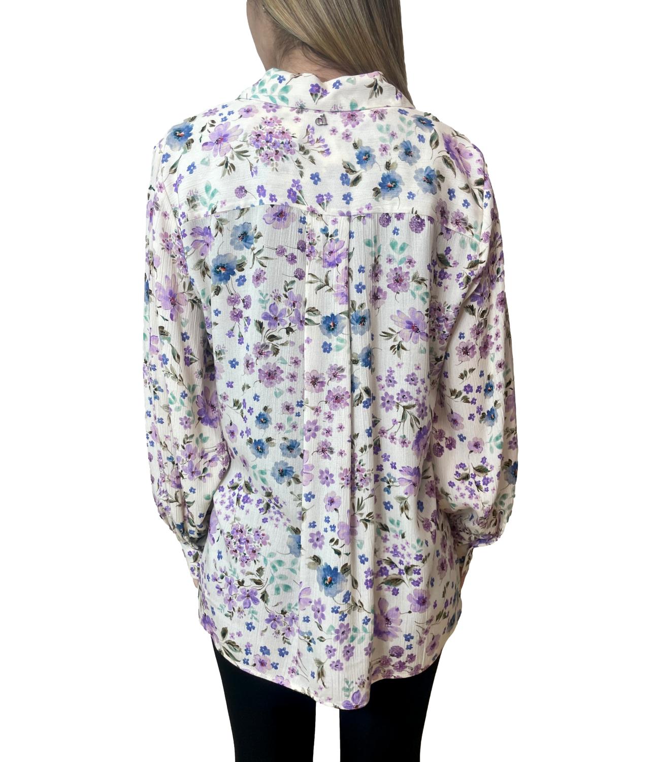 Dixie Camicia Multicolor Floreale Donna