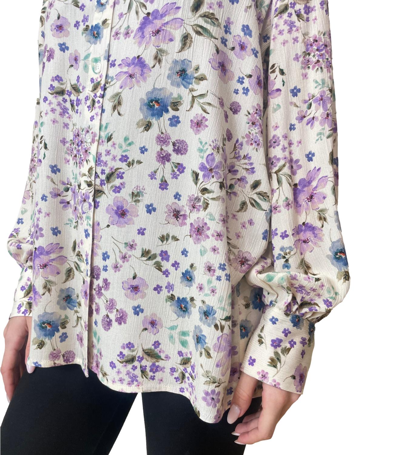 Dixie Camicia Multicolor Floreale Donna