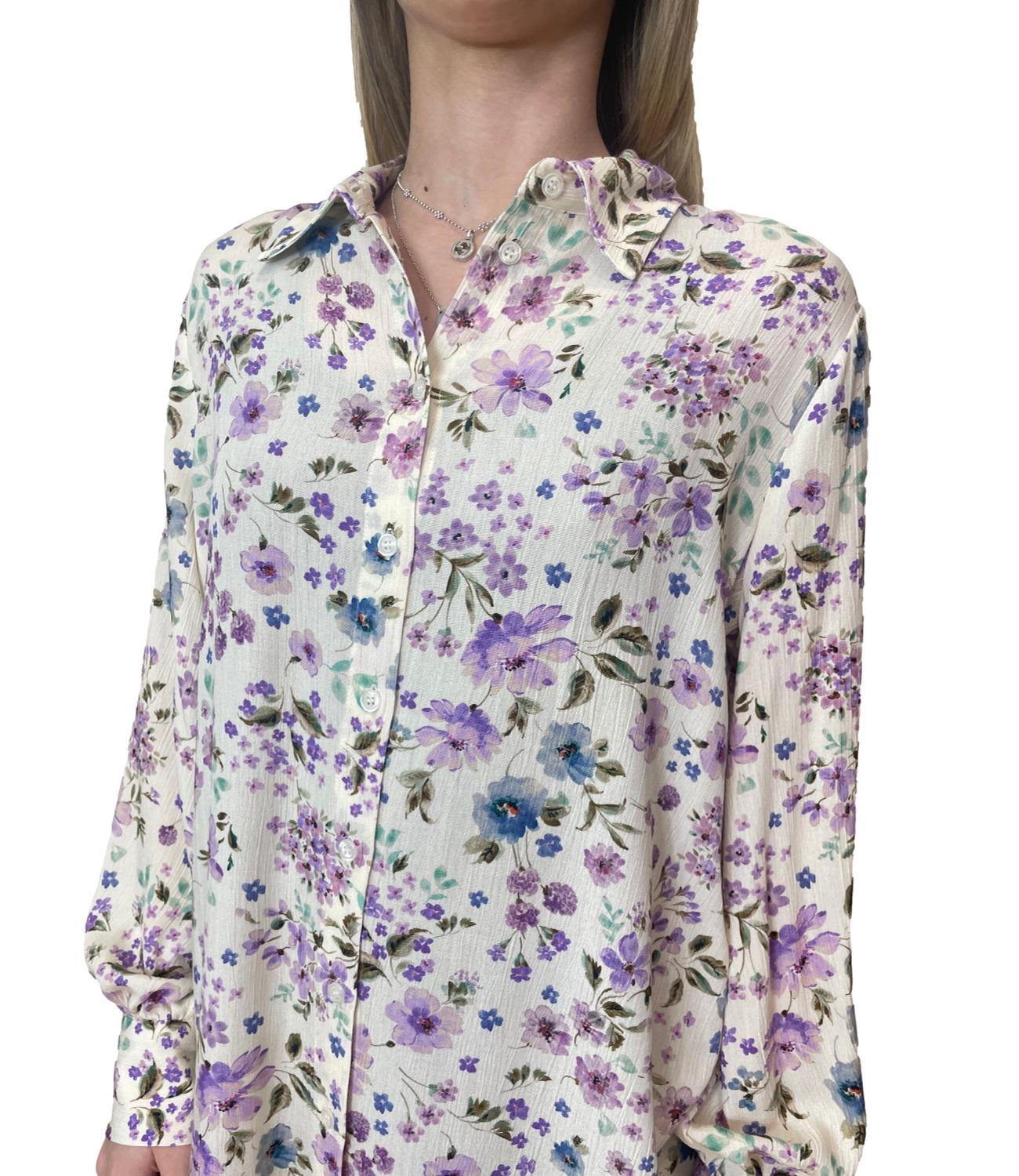 Dixie Camicia Multicolor Floreale Donna
